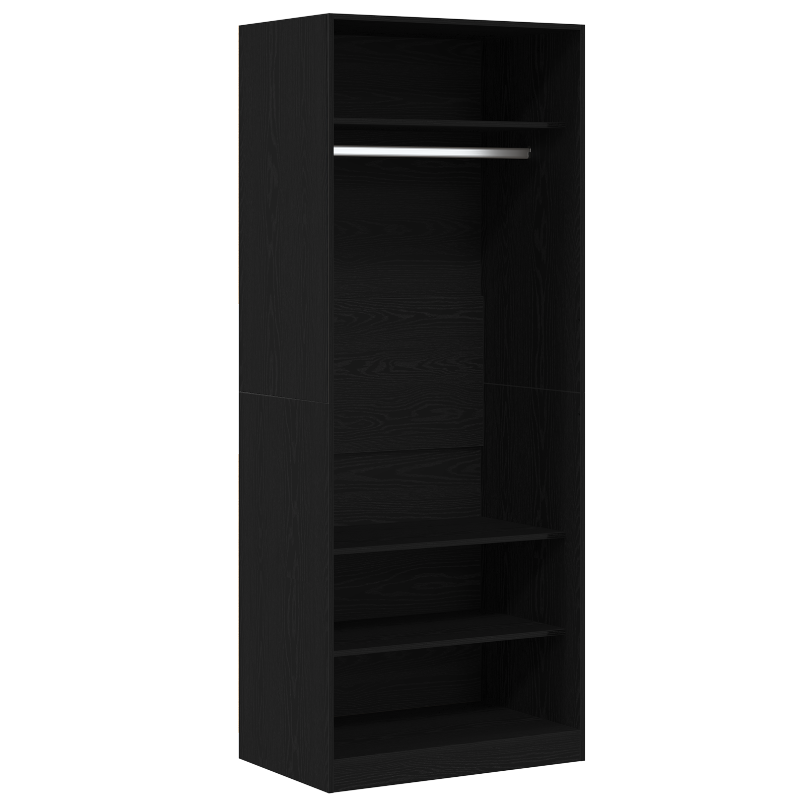 Juodo ąžuolo spinta 2 vnt. rinkinys Juodas ąžuolas - Image 7
