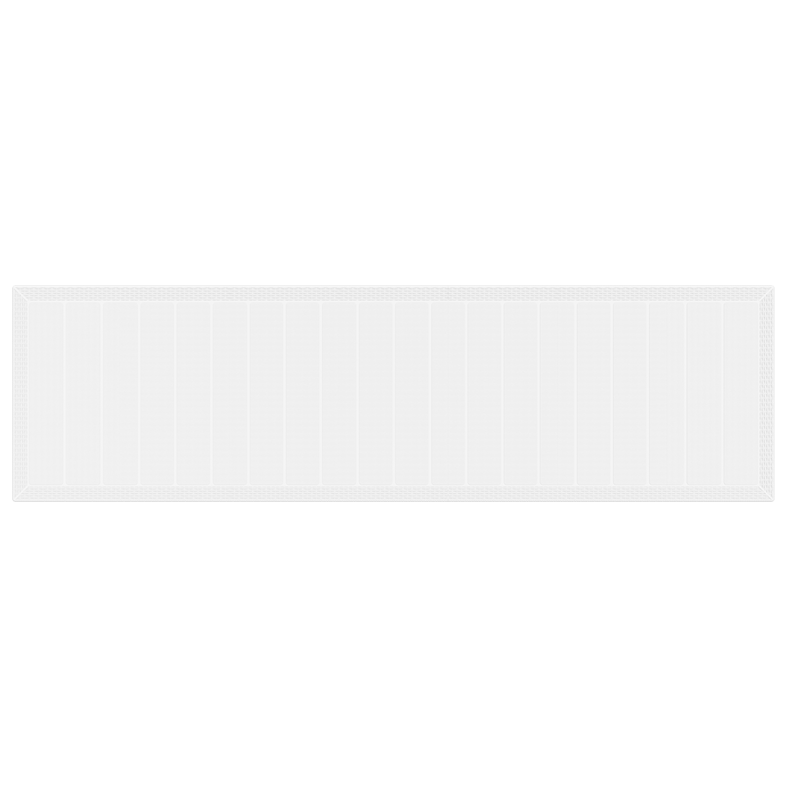 Garden Table White 350x100x73 cm Poly Rattan - Image 7