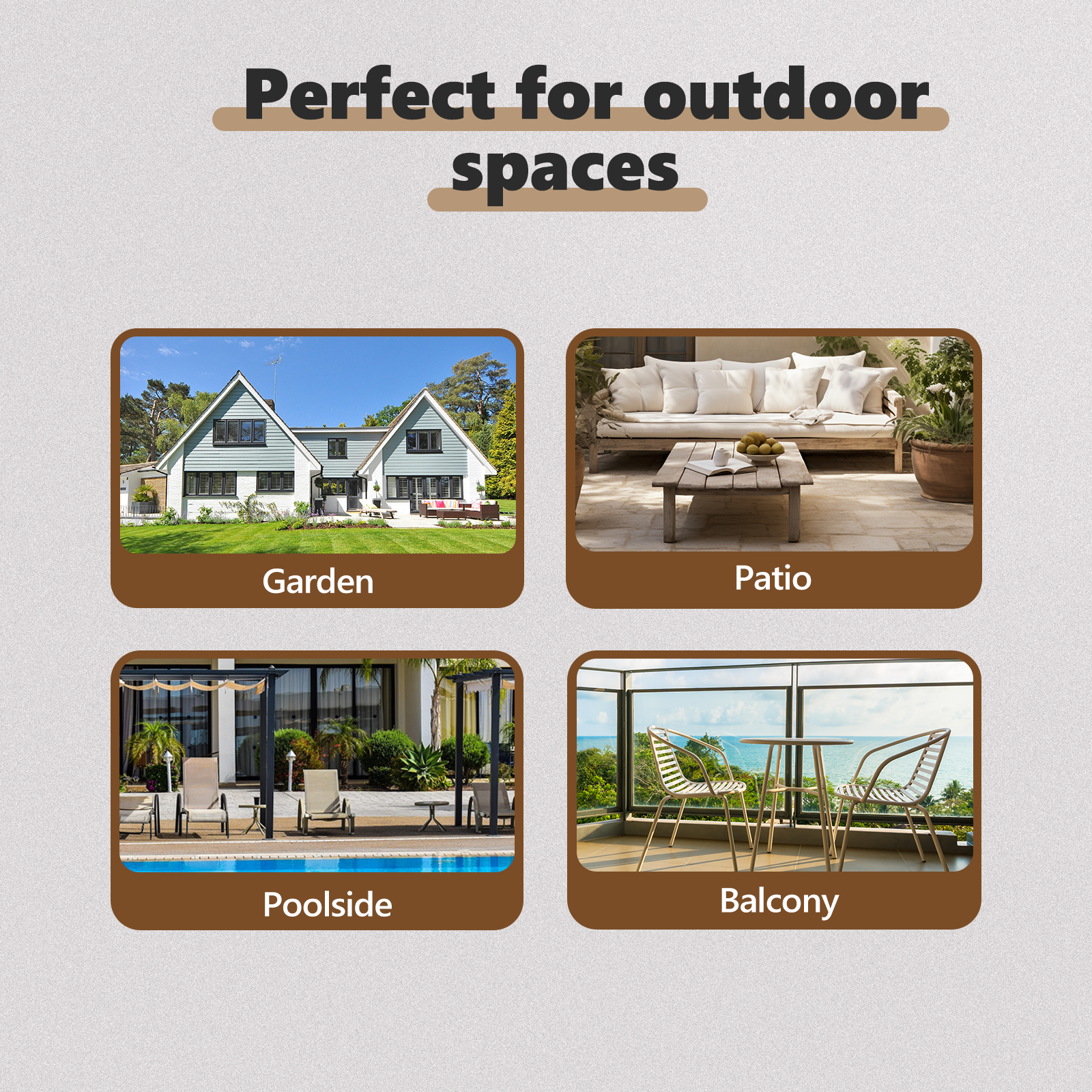 11 Piece Garden Dining Set with Cushions Light Grey Poly Rattan - Image 9