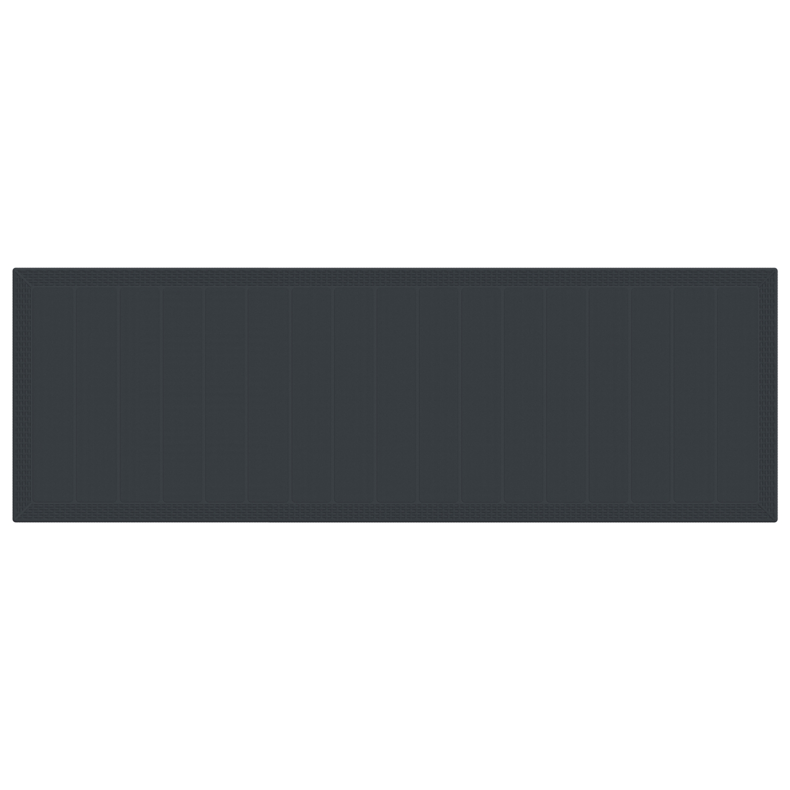 13 части градински комплект с възглавници, антрацитен полиратан, vidaXL градинска маса антрацит 150x100x73 см полиратан, vidaXL градински столове с възглавници 4 броя антрацит полиратан - Image 6