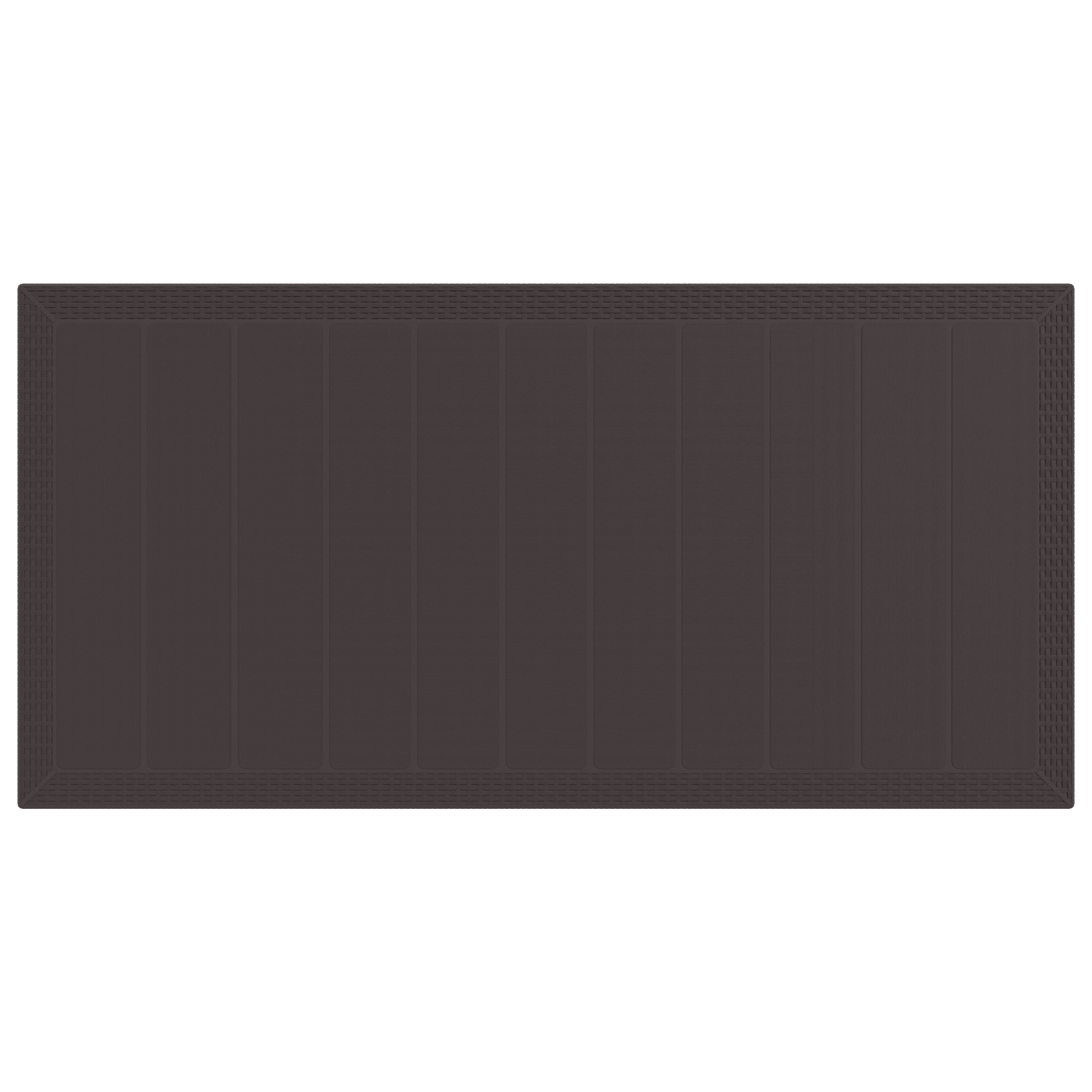 Градински трапезен комплект с възглавници  7 части Кафяв Пол Ратан - Image 6