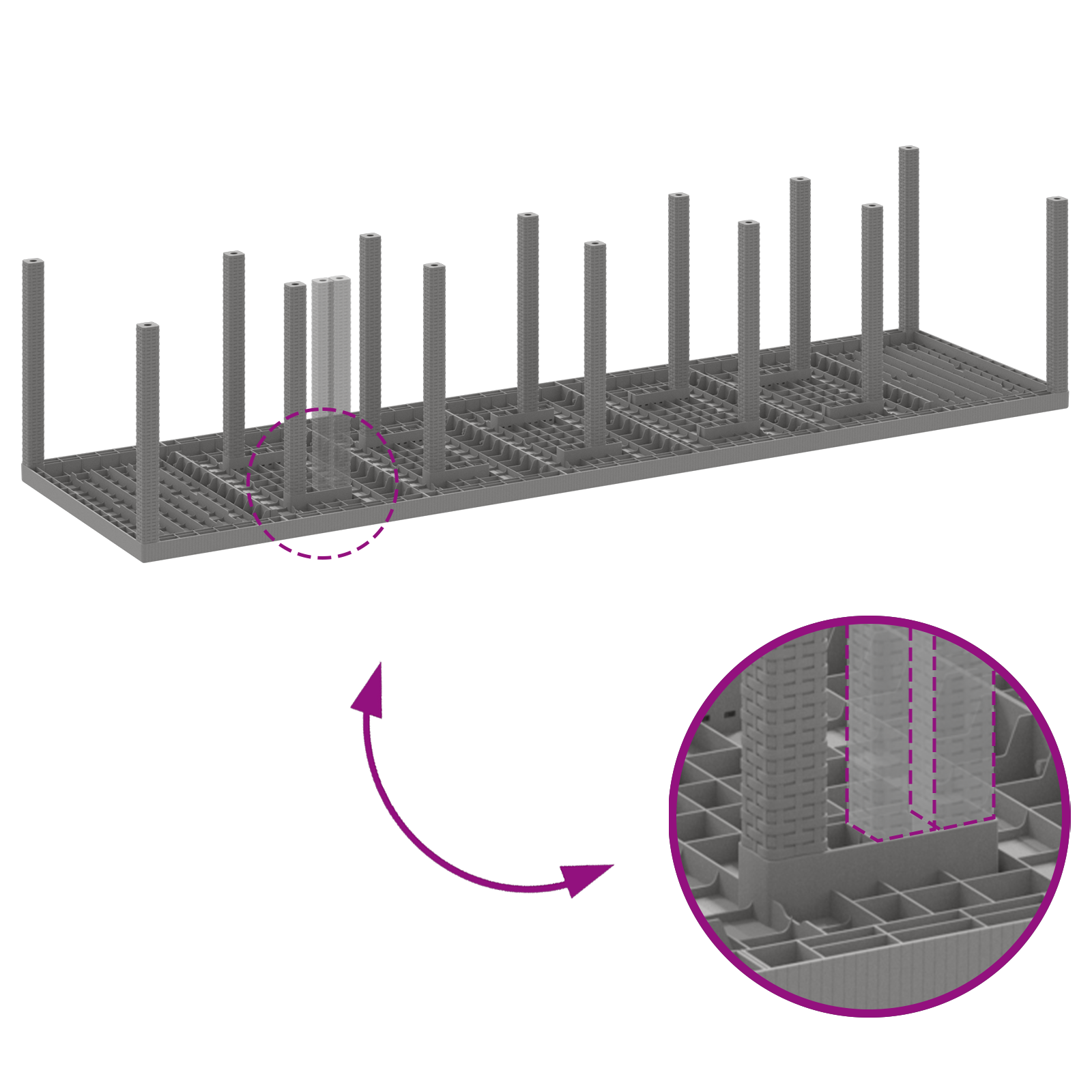 13 Частен Комплект За Градина Светлосиво Полиратан - Image 9