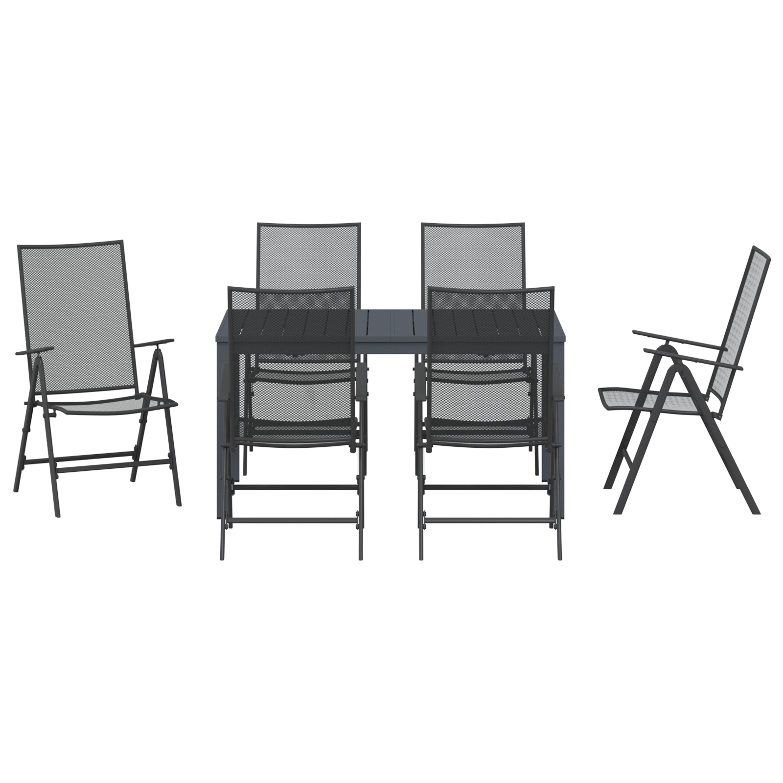 7 частен комплект за хранене в антрацитна стомана - Image 7