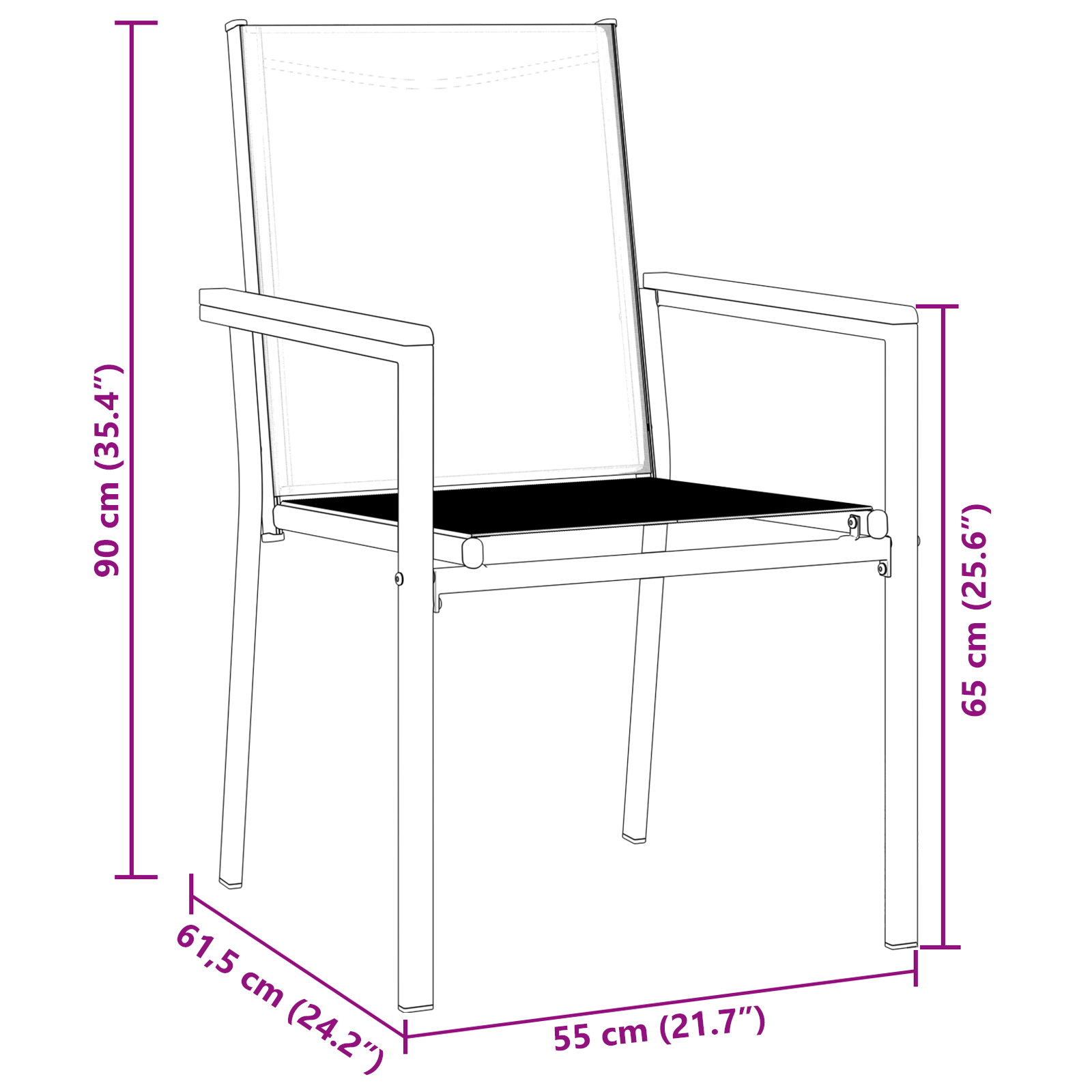 Комплект от 3 Черен - Image 10
