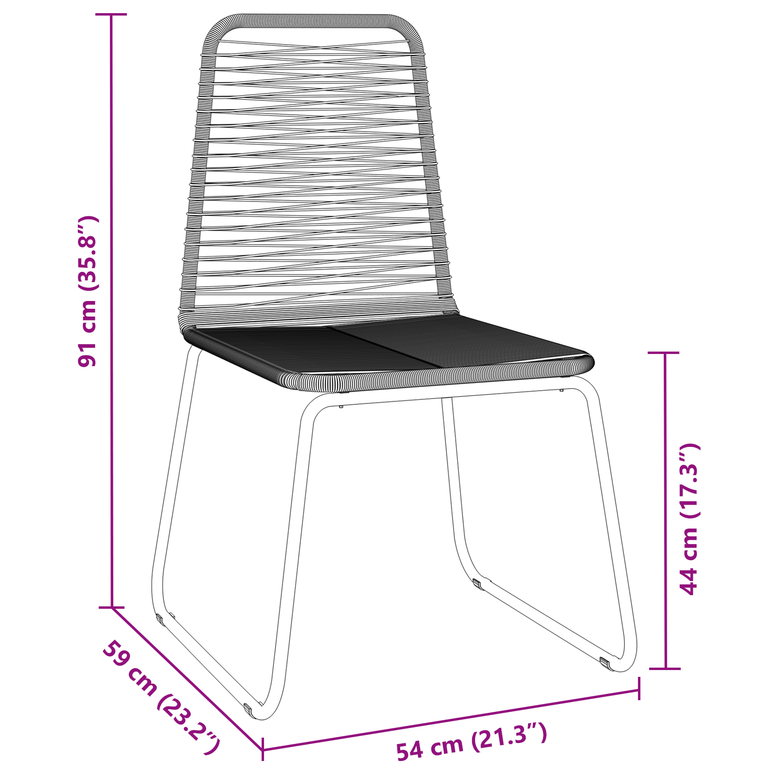 3-членен комплект за хранене на градината черен полиратан - Image 10