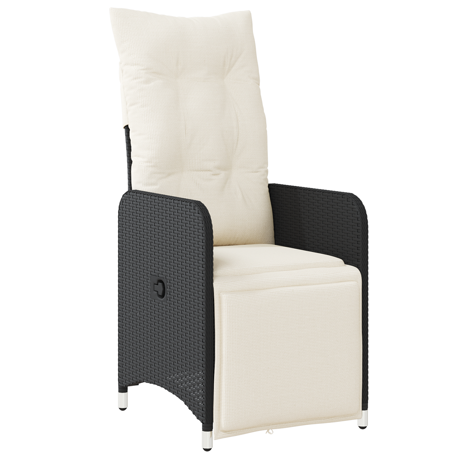 3 Часов набор за градински приключения с възглавници Черен полиратан - Image 6