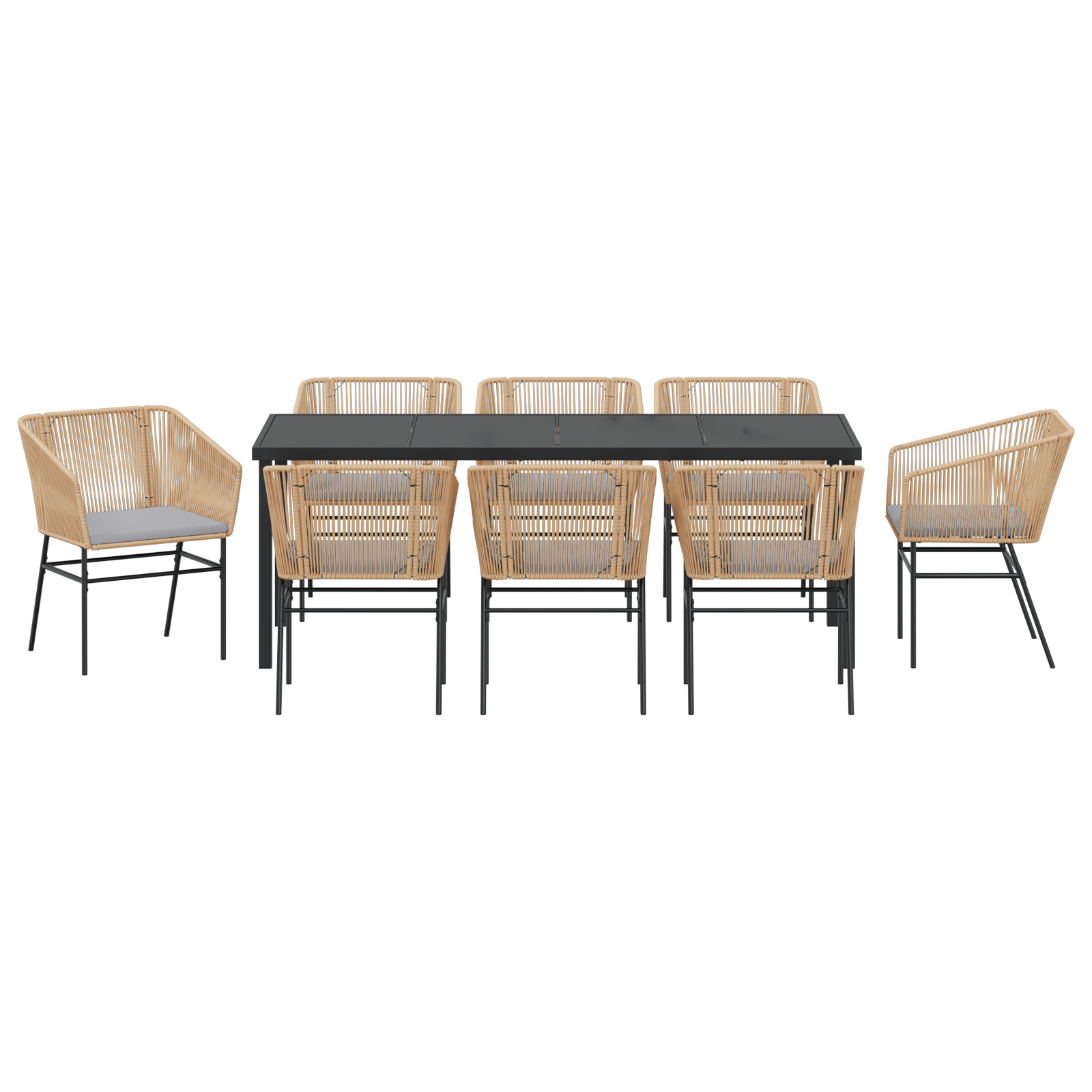 Комплект от 5 Кафяв, Светло сив, Черен - Image 7