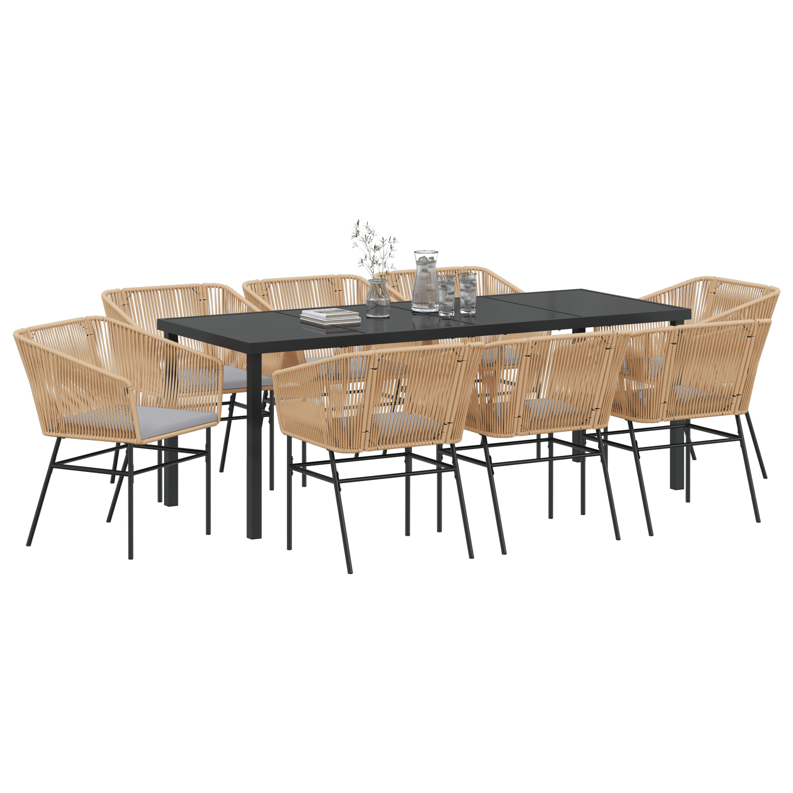 Комплект от 5 Кафяв, Светло сив, Черен - Image 3