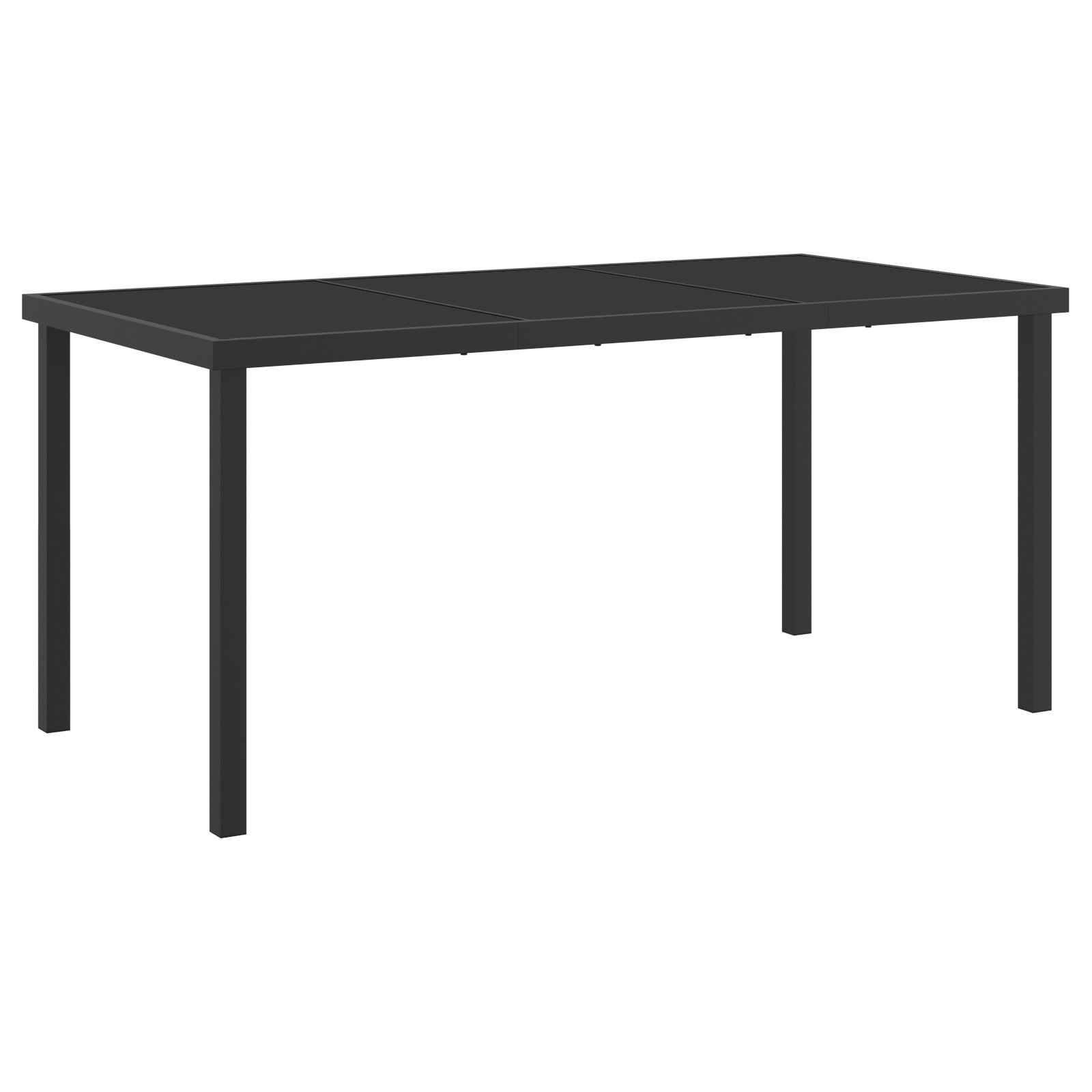 Conjunto de Jantar de Jardim 7 Peças Bege Vime Poliéster