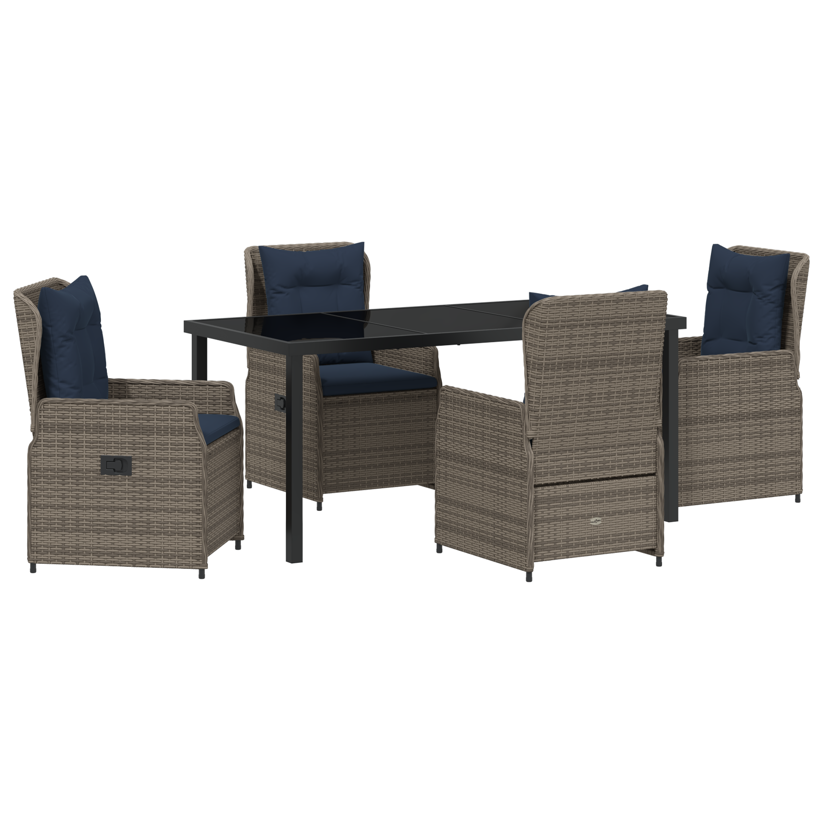 Комплект за хранене в градината сив полираторан - Image 2