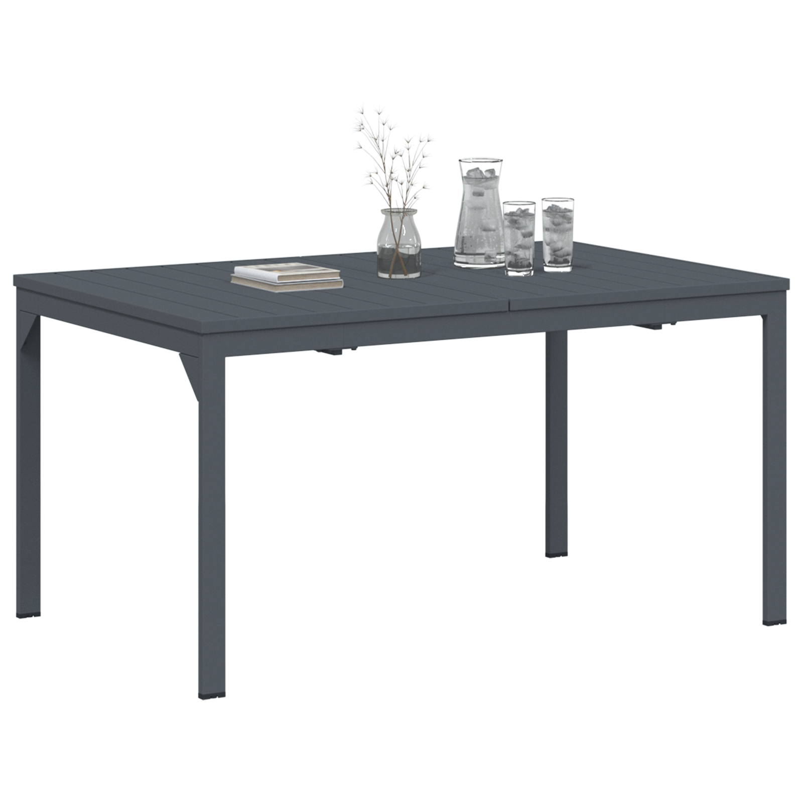Extension Tables 2 pcs Anthracite 210x90x73 cm Steel - Image 3