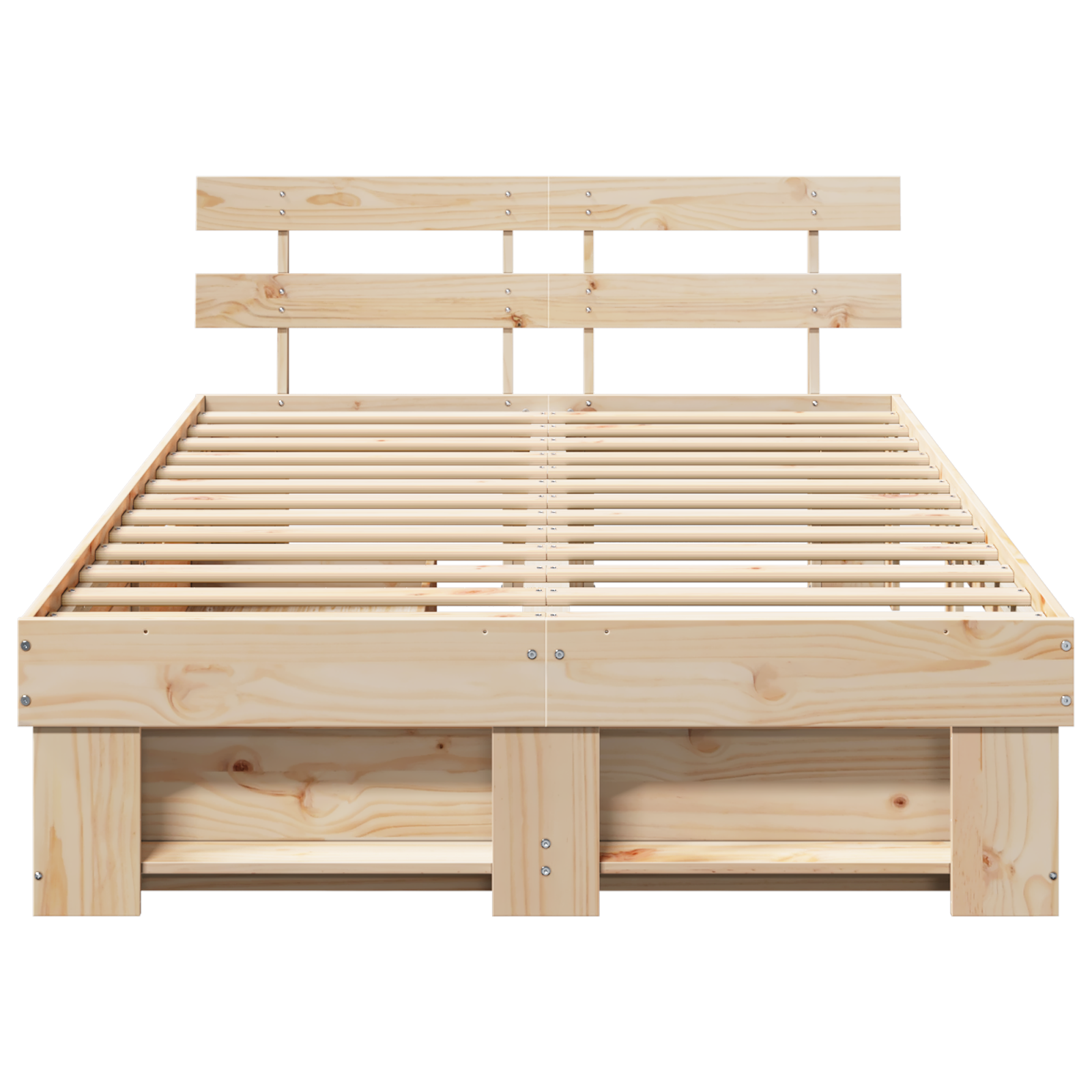 Bed Frame with Drawers 135x190 cm Solid Pine Wood - Image 8