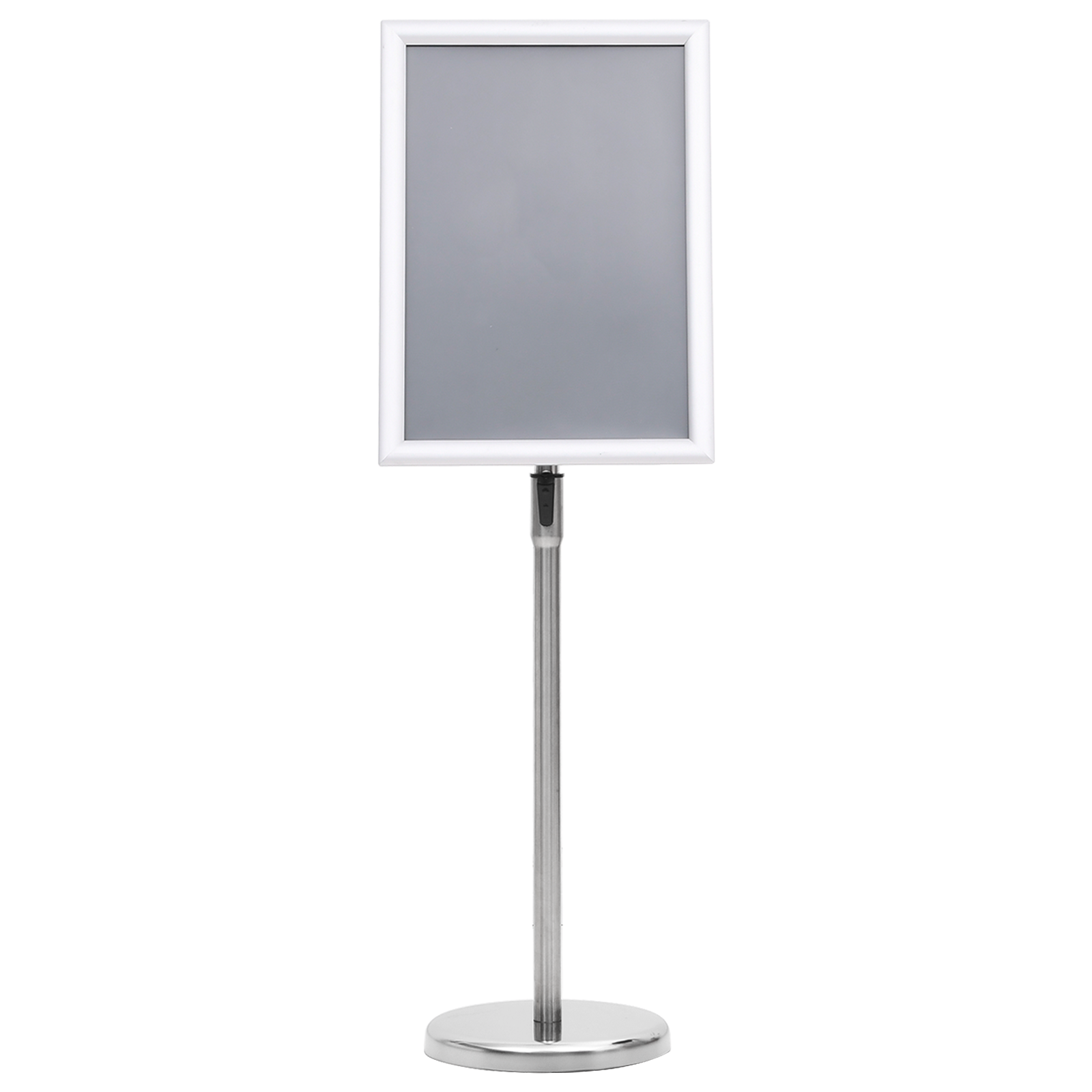 A3 Pedestal Poster Stands 2 pcs Silver Aluminium Alloy - Image 2