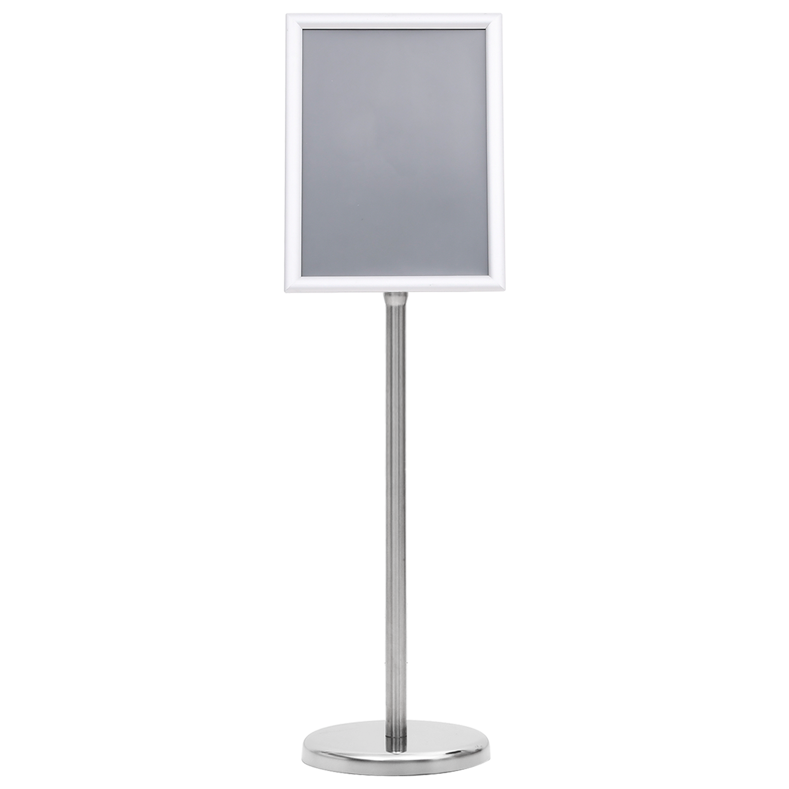 A4 Pedestal Poster Stands 2 pcs Silver Aluminium Alloy - Image 3