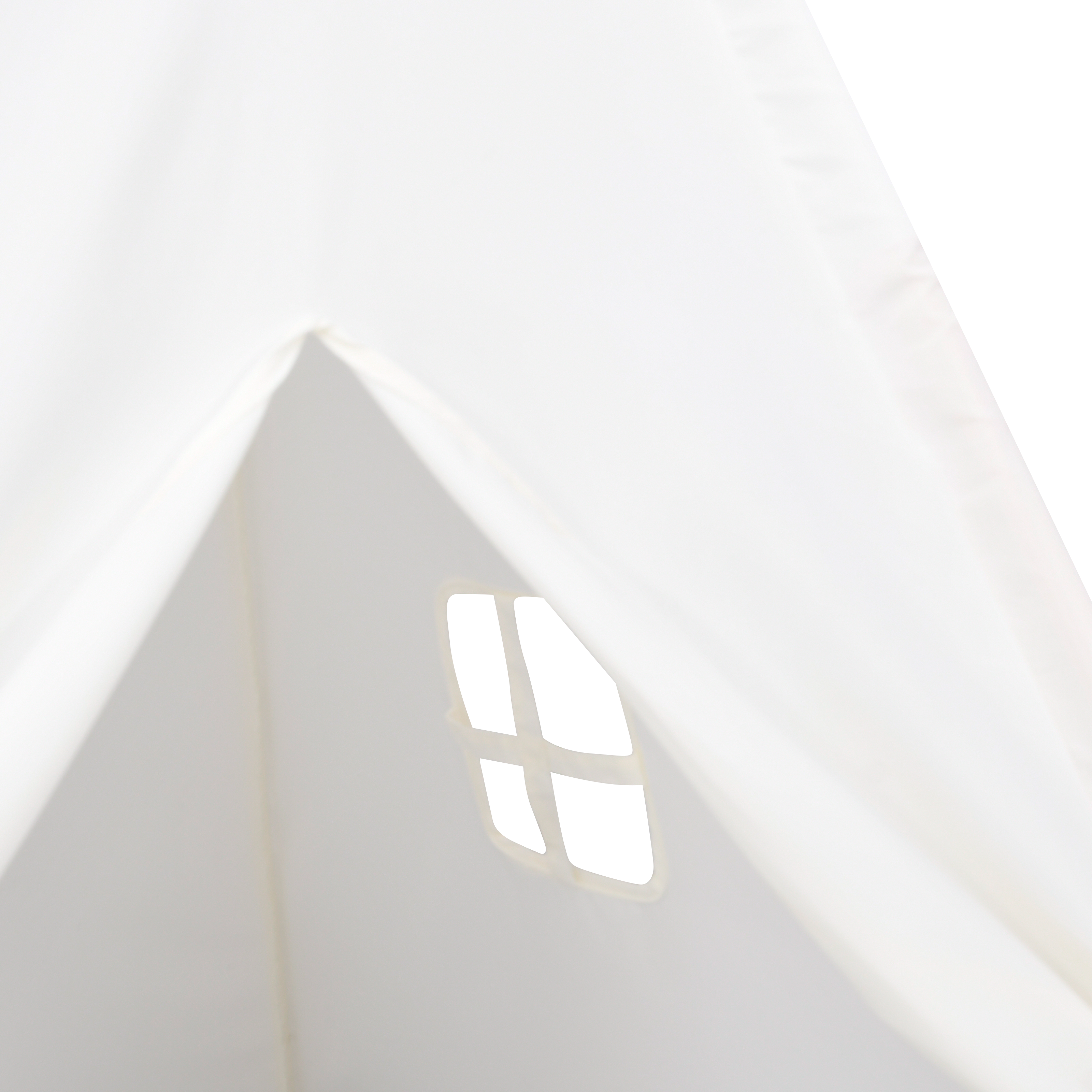 Children Teepee Tent with Bag Peach & Playballs Skin White - Image 9