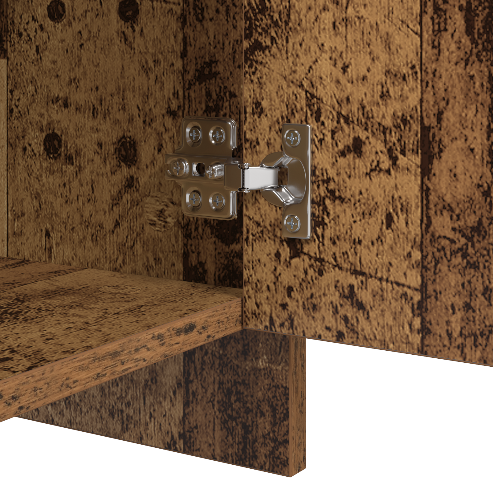 Dressoir met plank 2 pcs Oud hout 70 x 41 x 75 cm Bewerkt hout - Afbeelding 8