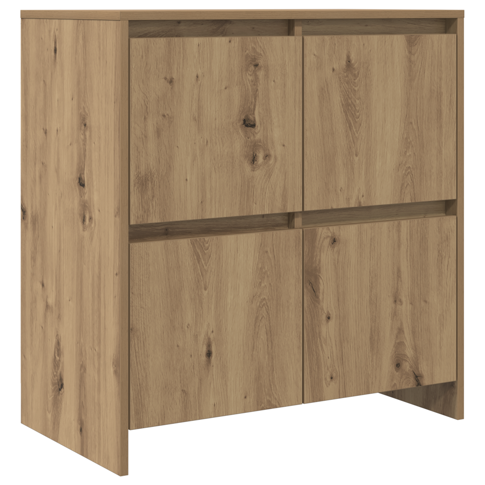 Dressoir 2 pcs artisanaal eikenkleurig 70 x 41 x 75 cm - Afbeelding 5