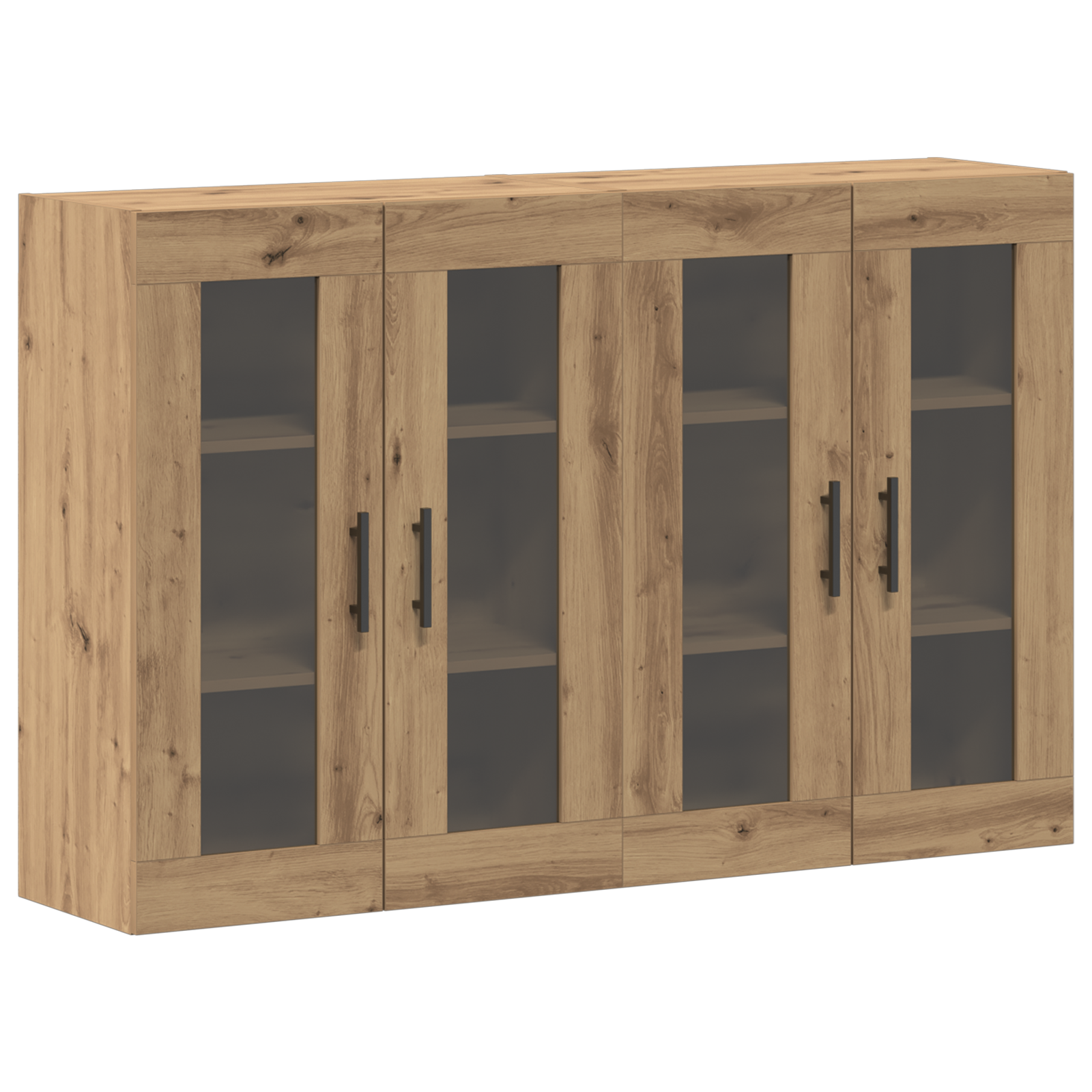 Wall Mounted Cabinets 2 pcs Artisan Oak 69.5x34x90 cm Engineered Wood - Image 2