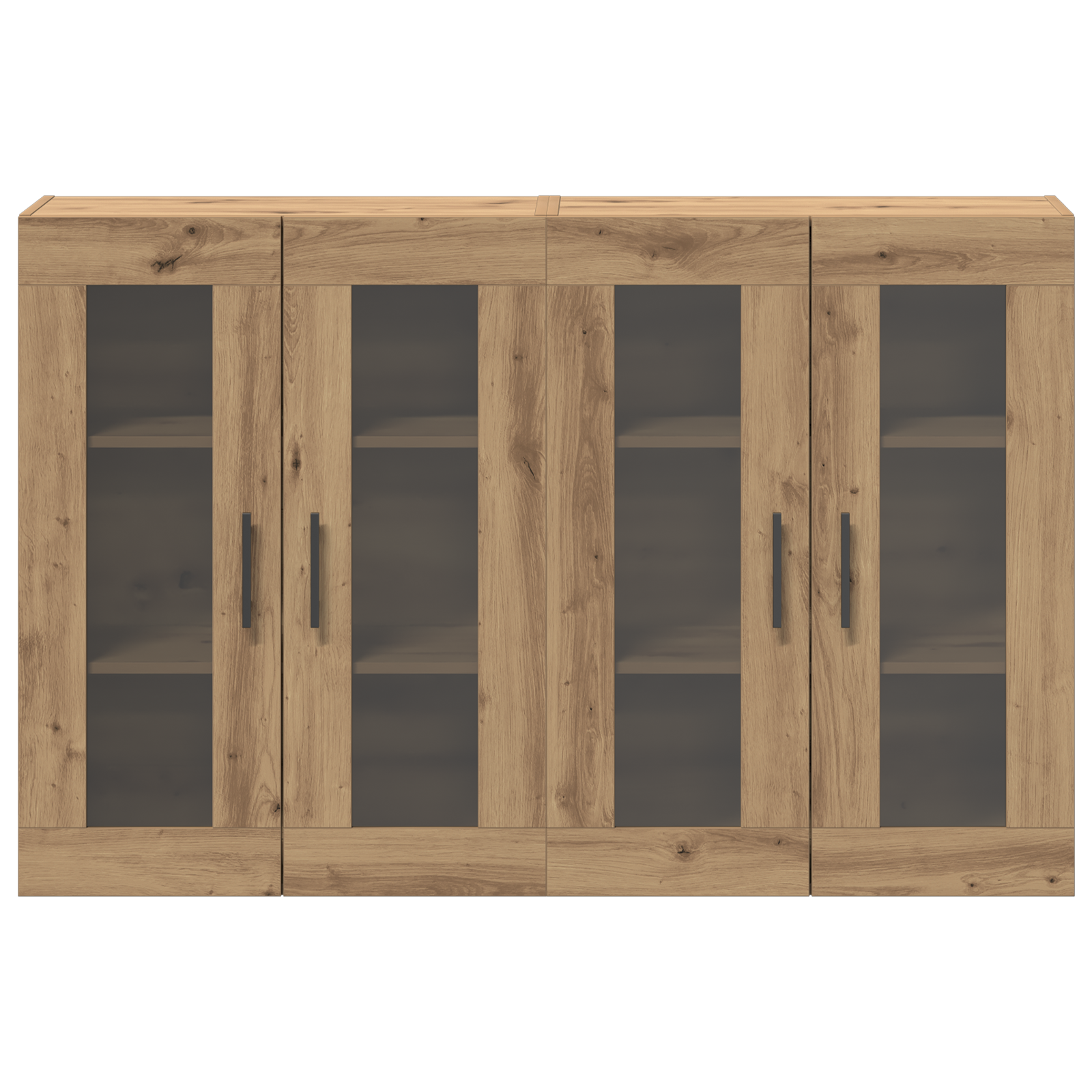 Wall Mounted Cabinets 2 pcs Artisan Oak 69.5x34x90 cm Engineered Wood - Image 6