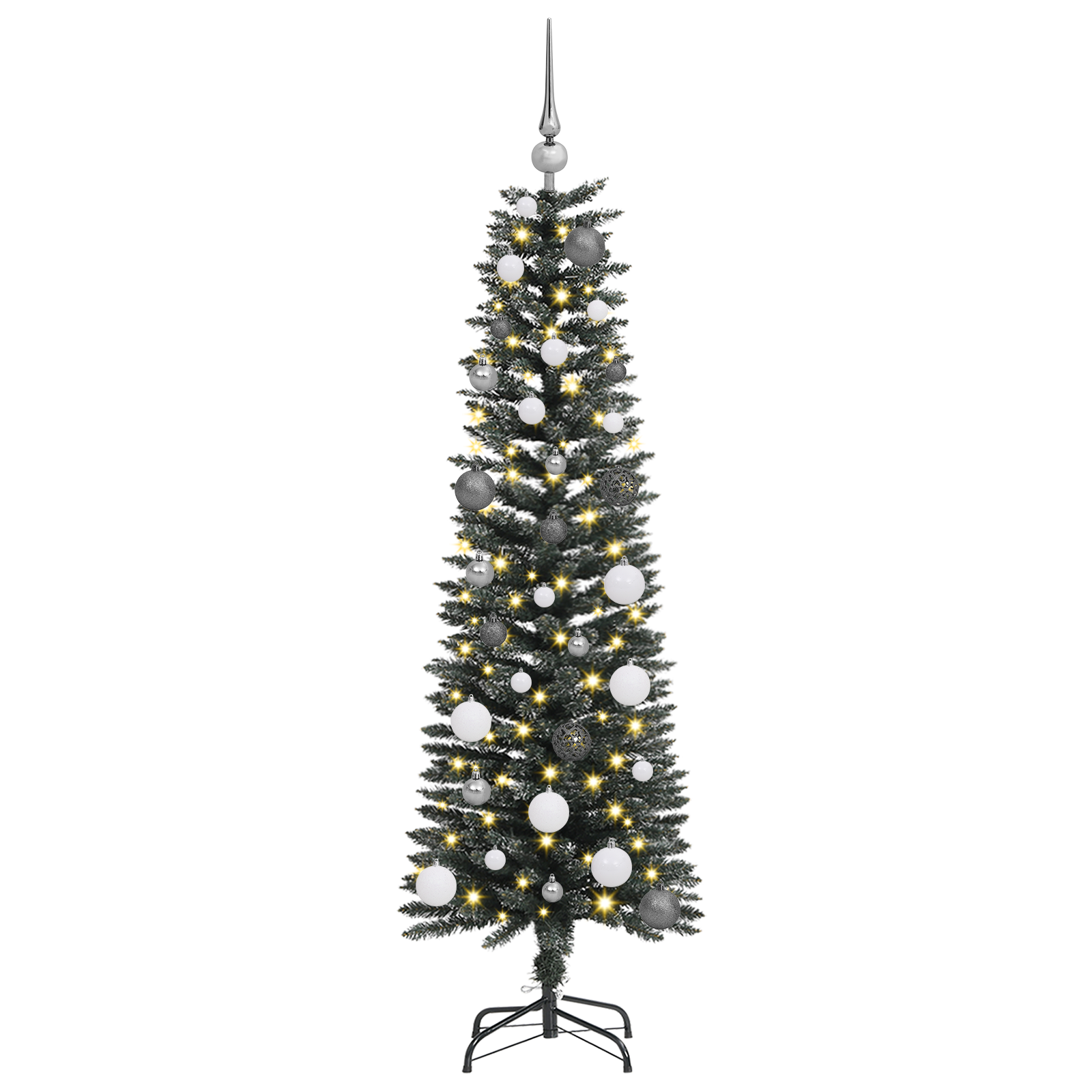Tehisjõulupuu Roheline 150 cm PVC, Plastikk ja Teras 209 Kõik vajalik sinu aeda ja koju! Tehisjõulupuu Roheline 150 cm PVC, Plastikk ja Teras - Image 2