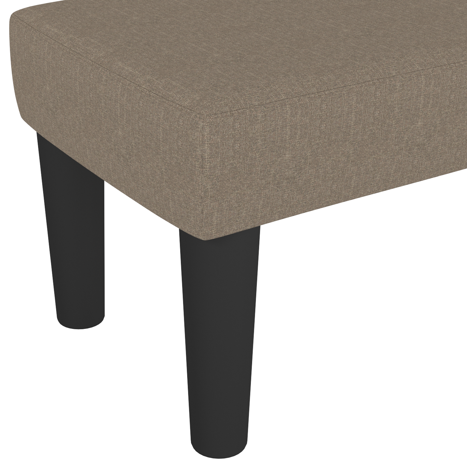 Suoliukas, taupe spalvos, 100x30x30cm, audinys - Image 5