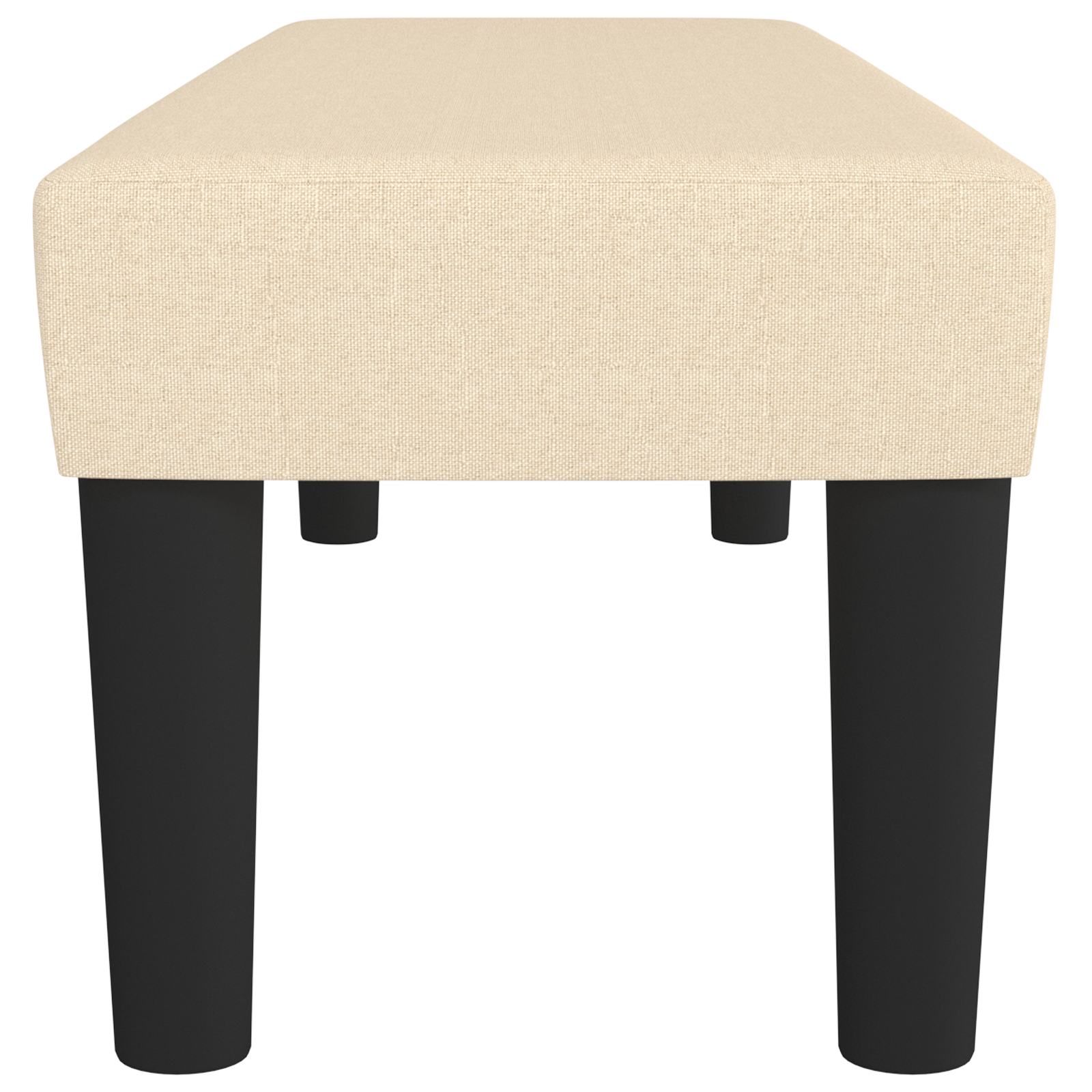 Suoliukas, kreminės spalvos, 100x30x30cm, audinys - Image 4