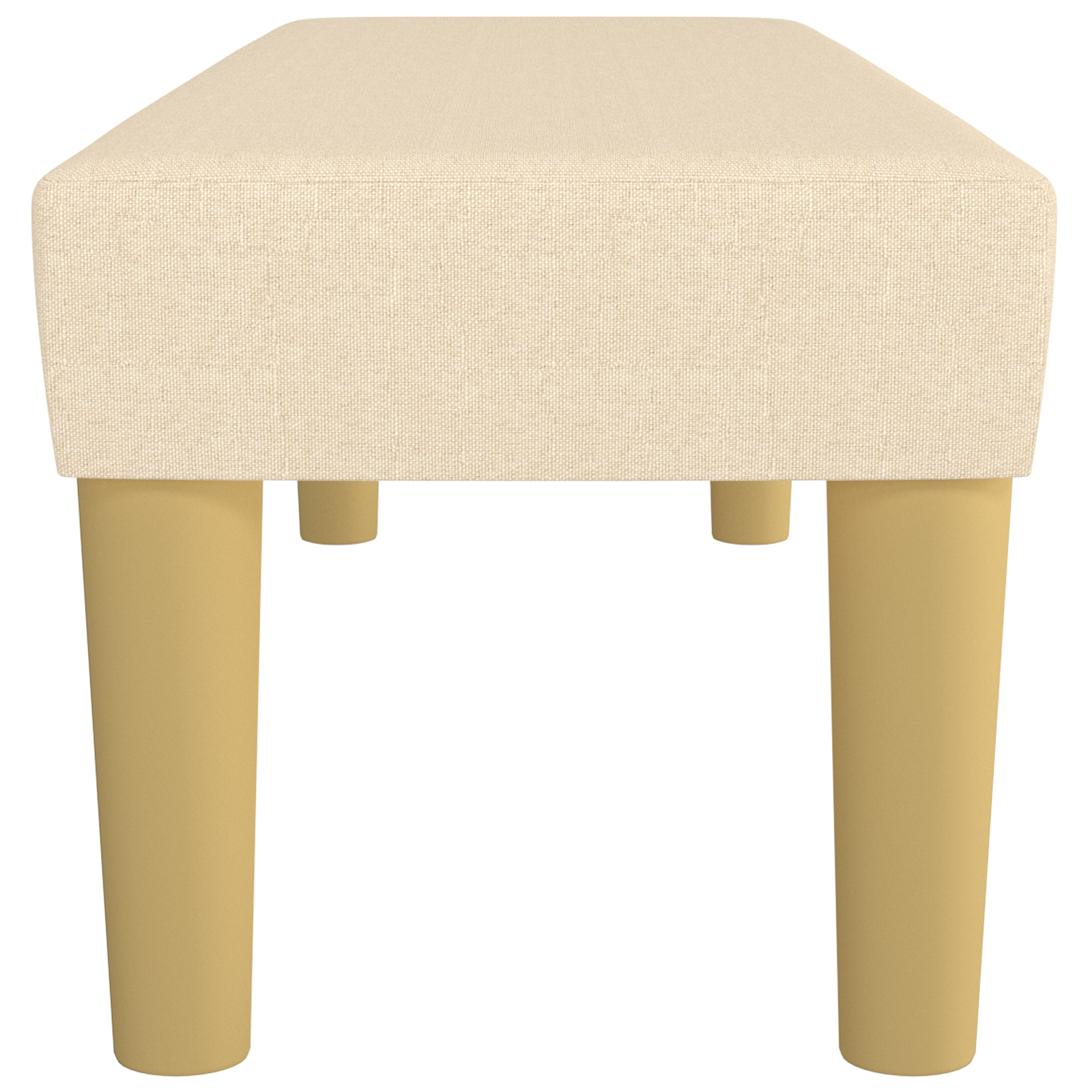 Suoliukas, kreminės spalvos, 100x30x30cm, audinys - Image 4