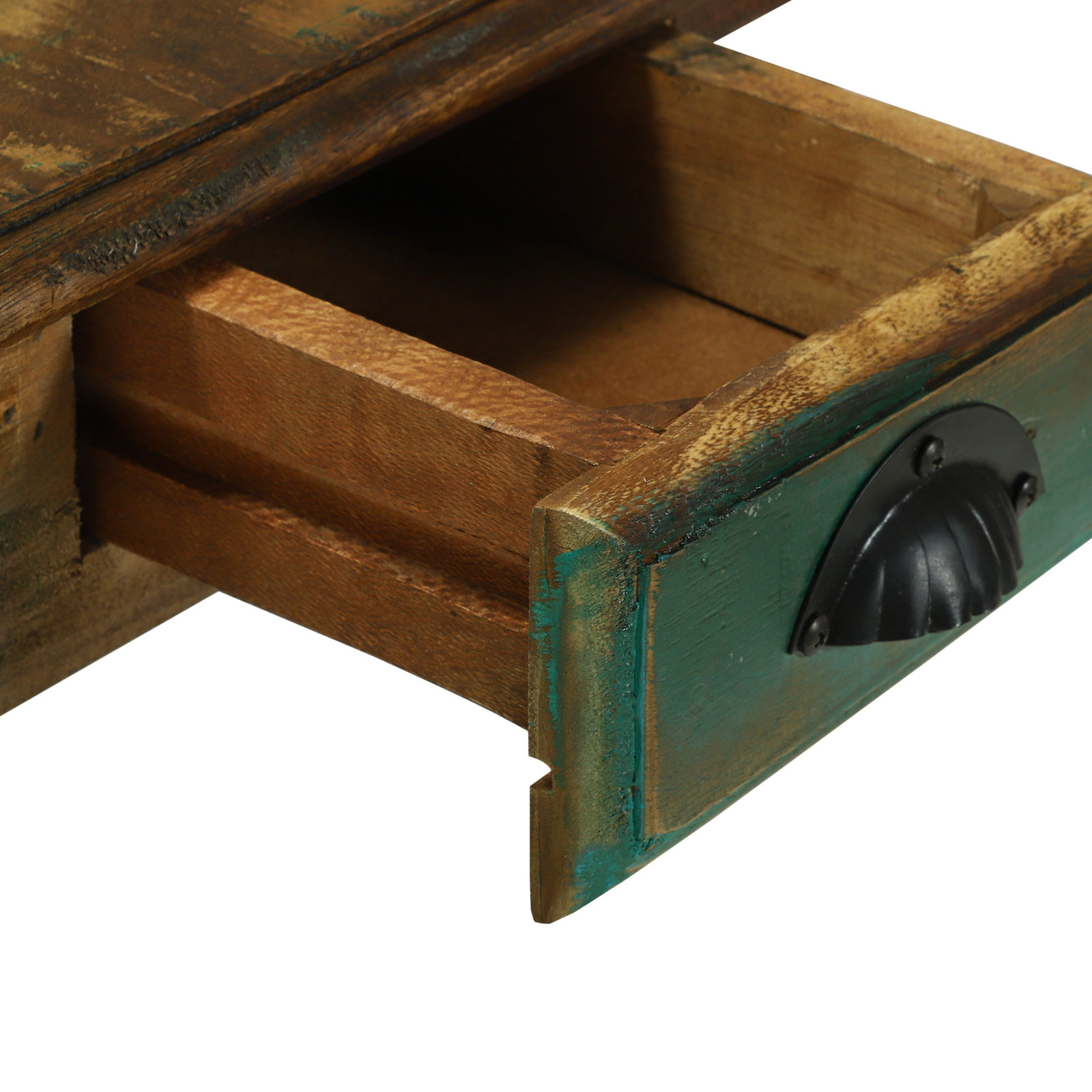 Desk 112x55x76 cm Solid Wood Reclaimed - Image 9