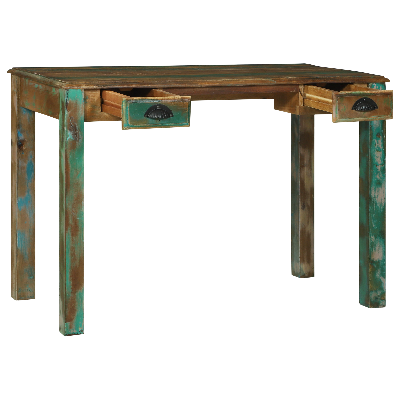 Desk 112x55x76 cm Solid Wood Reclaimed - Image 2