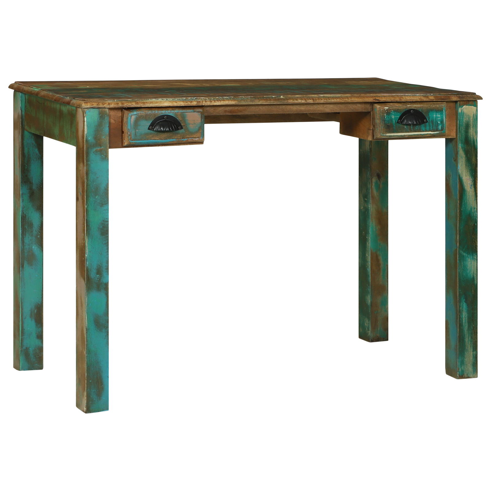 Desk 112x55x76 cm Solid Wood Reclaimed - Image 3