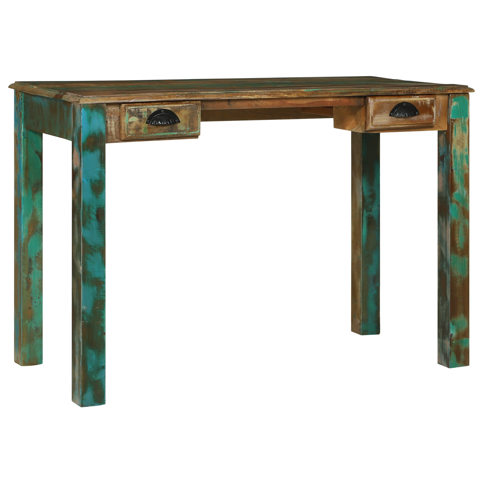 Desk 112x55x76 cm Solid Wood Reclaimed - Image 4