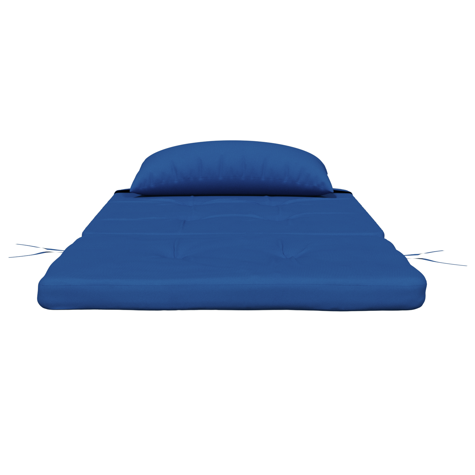 Blaues Kissenset Blau Baumwolle, Holz Standard Kissenset - Dekoration - Your Garden Eden