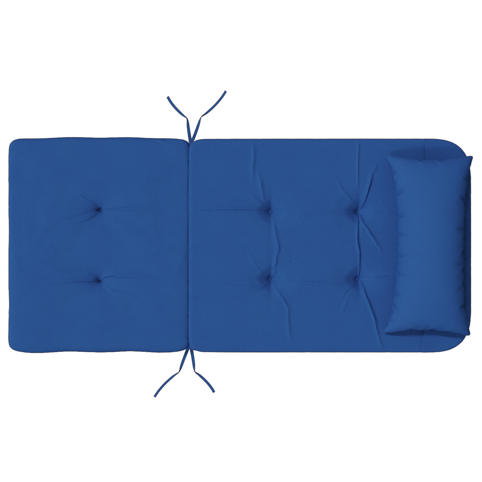Blaues Kissenset Blau Baumwolle, Holz Standard Kissenset - Dekoration - Your Garden Eden