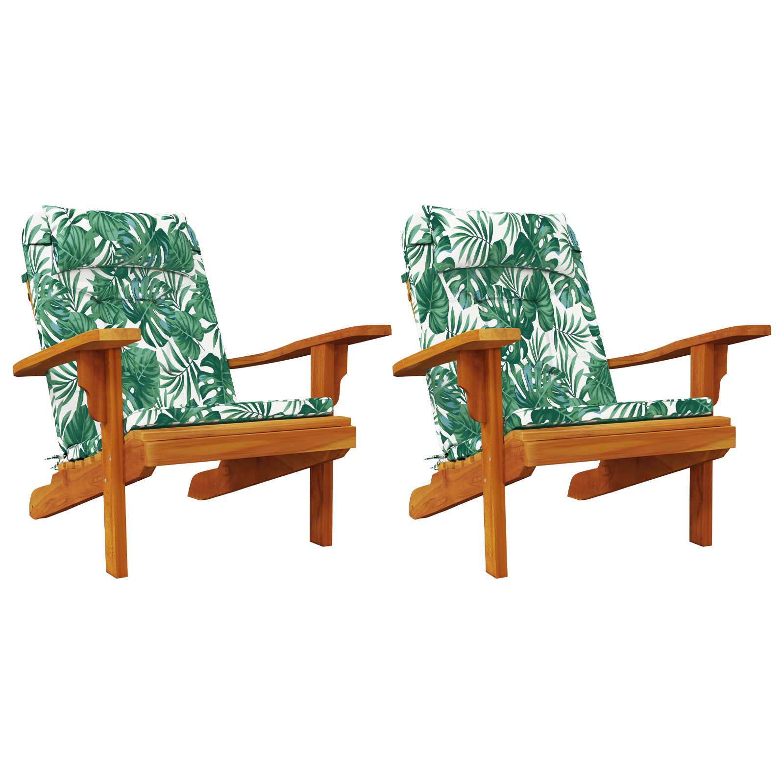 Tropical Leaf Cushion Leaf Pattern Polyester Medium Pattern - Image 2