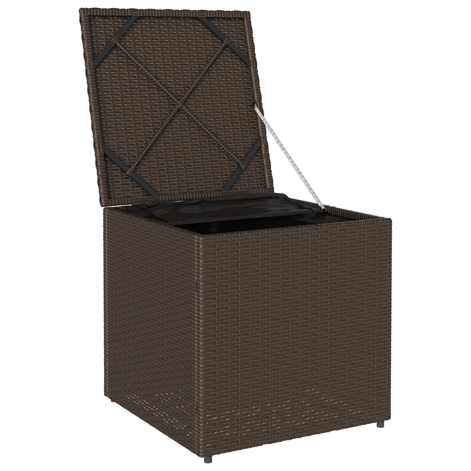 Lauko saugojimo dėžė Ruda ir kremas Ratanas Vidutinė Saugojimas - Image 4