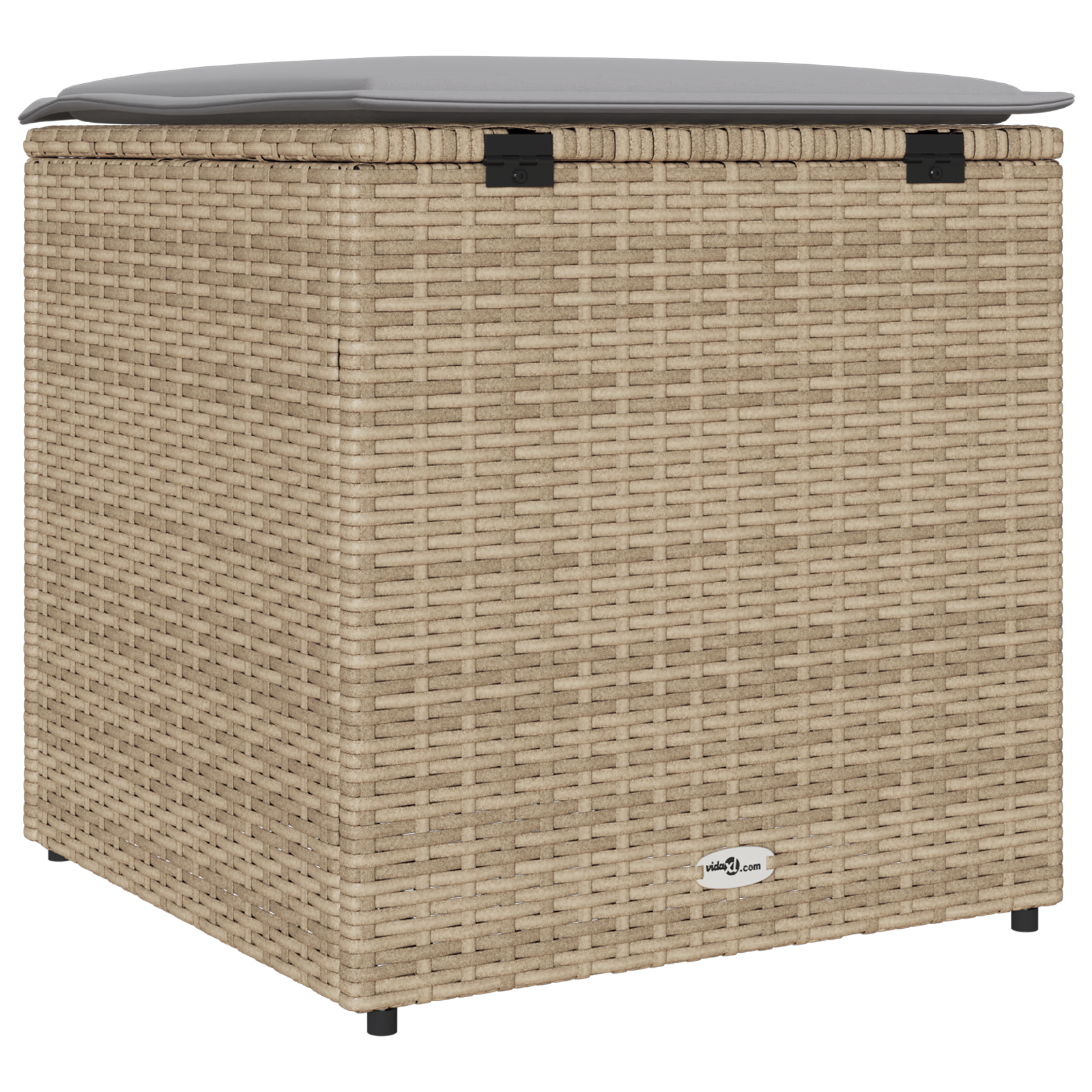 lauko saugojimo dėžė Smėlio spalvos Sintetinis rotangas Vidutinė - Image 7