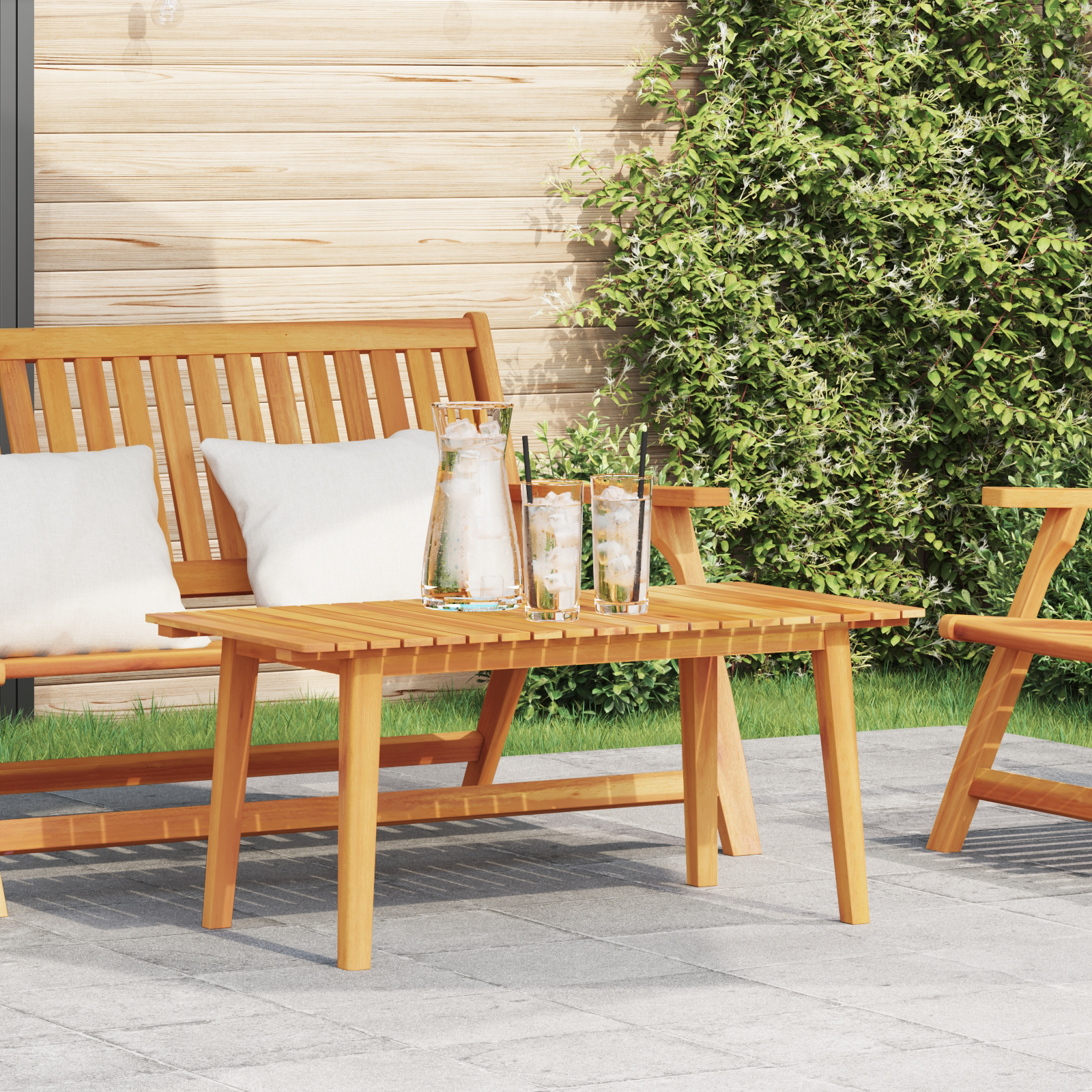 Salontafel 90x45x40 cm Massief Hout Acacia