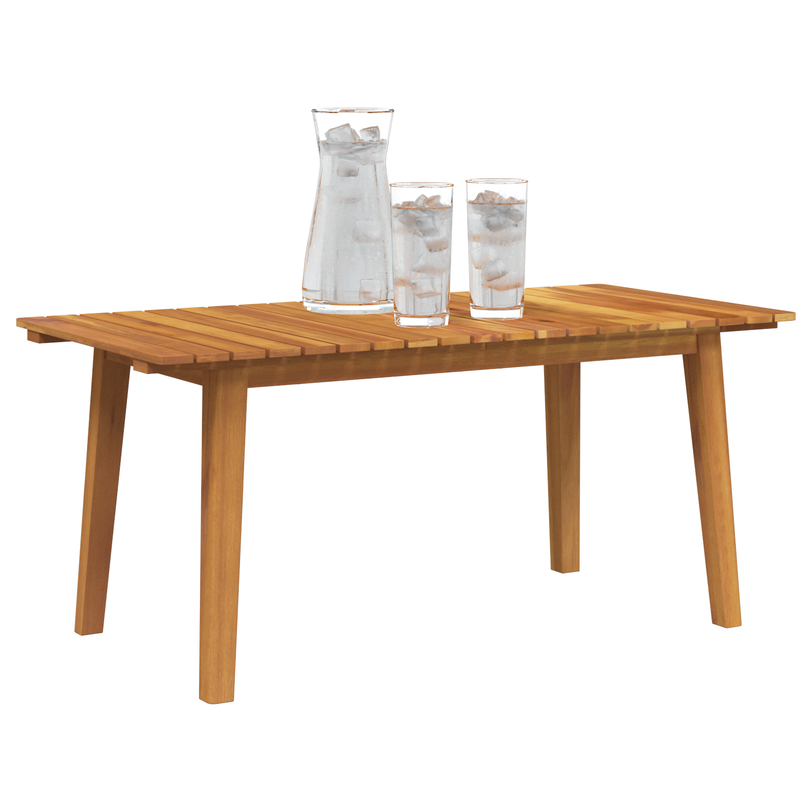 Couchtisch 90x45x40 cm Massivholz Akazie – Bild 3