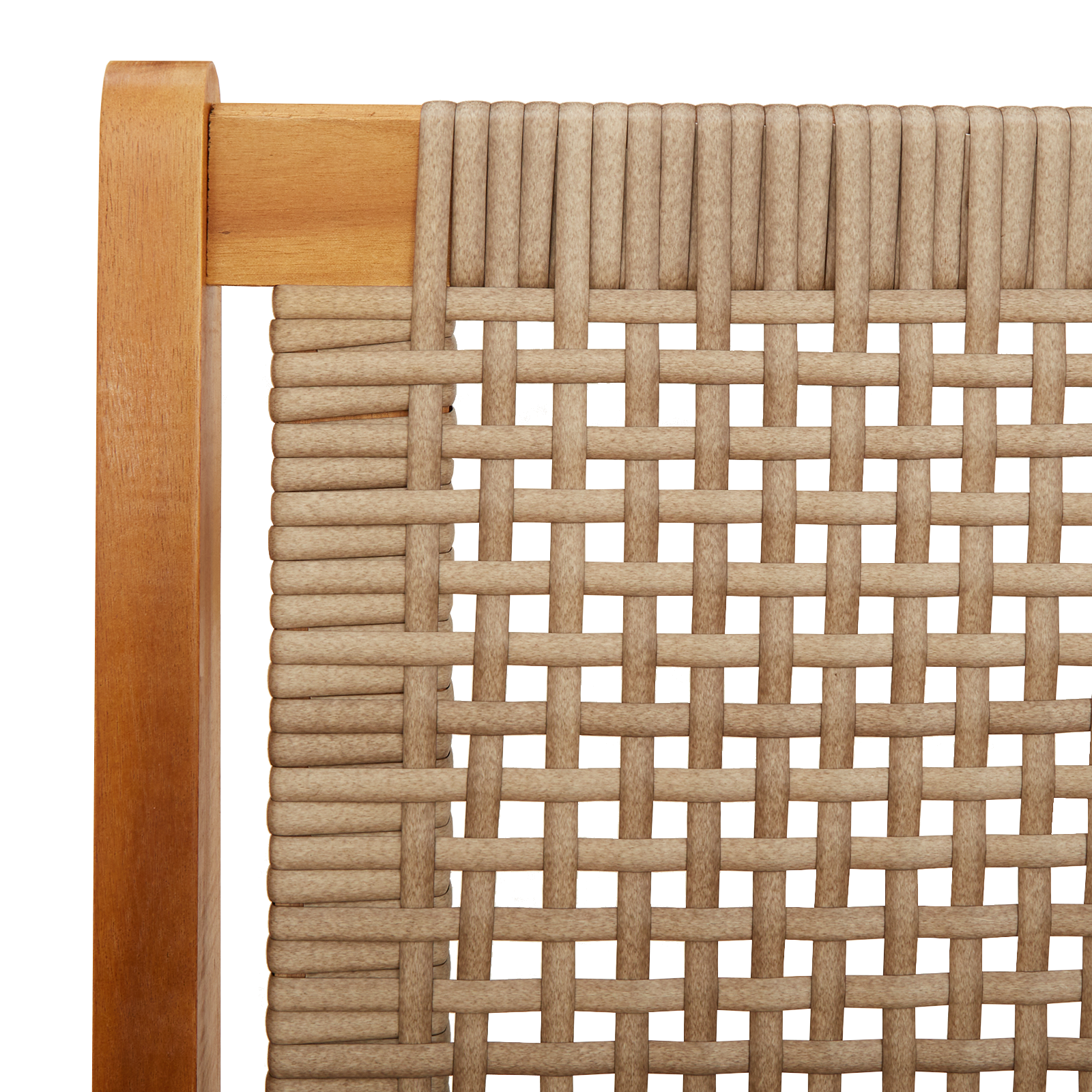 Пейка за градина  Бежова 122x76x73.5 см Масивна акациева дървесина - Image 8