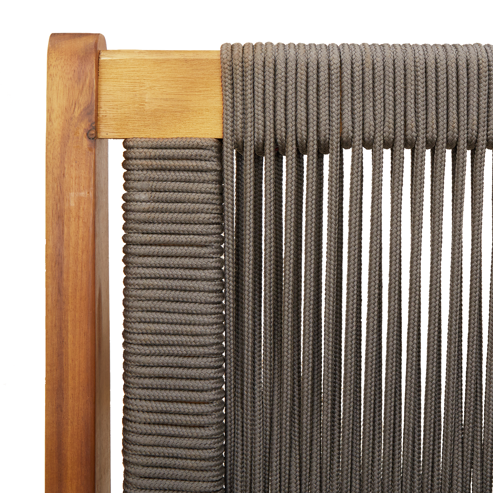 Garden Bench Grey 76x122x73 cm Solid Wood Acacia - Image 8