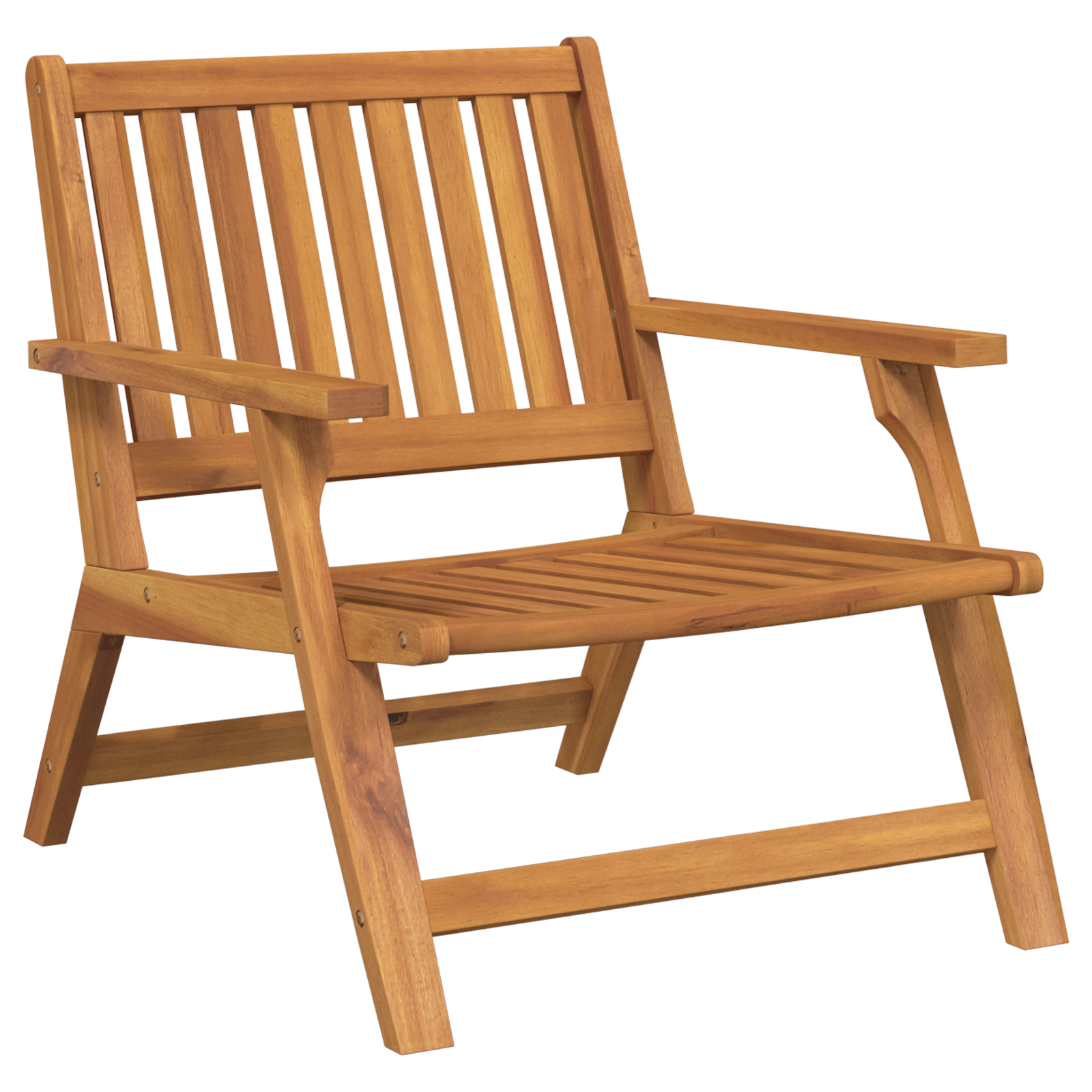 Garden Chairs 2 pcs 76x67x73.5 cm Solid Wood Acacia - Image 4