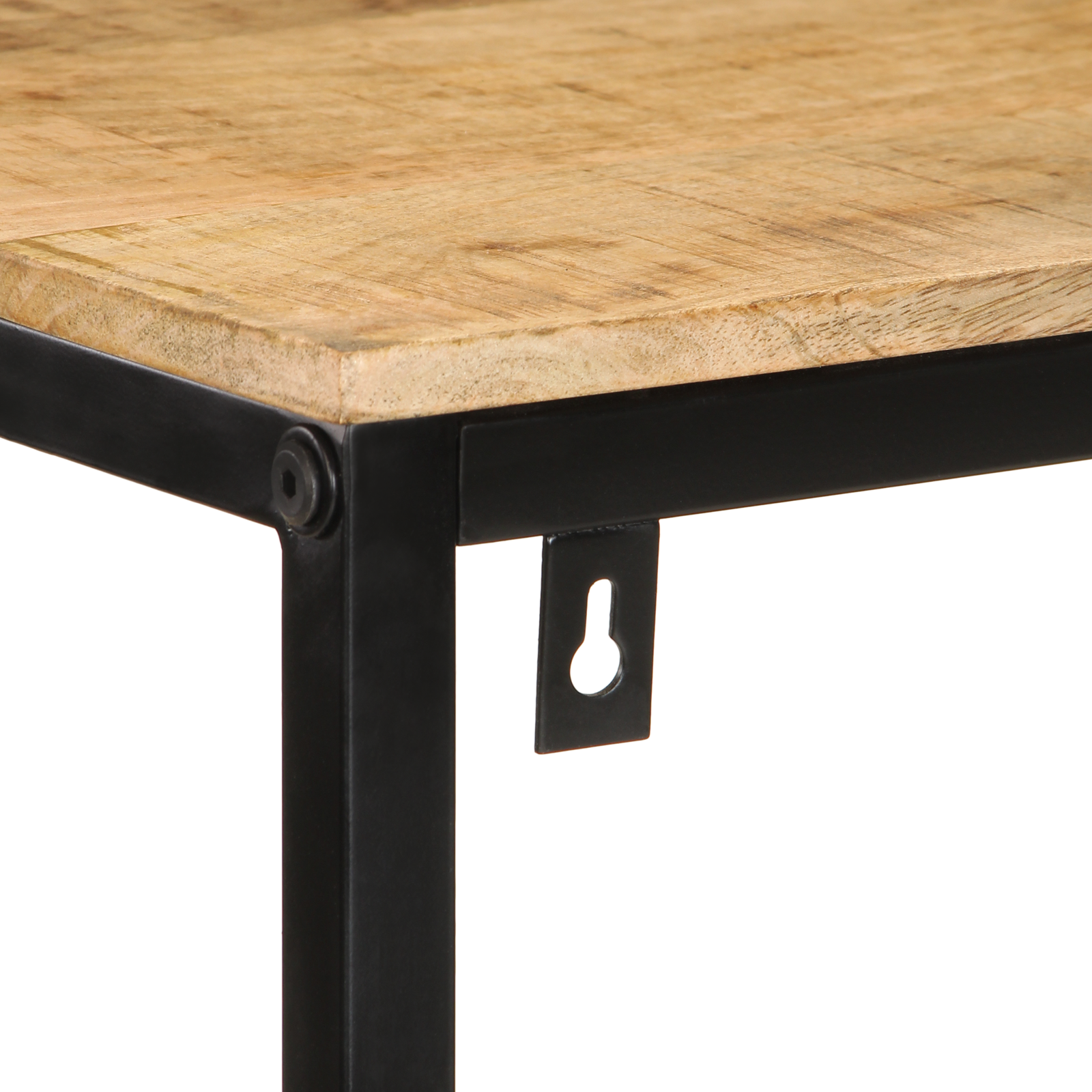 Bookcase 70x35x110 cm Solid Wood Rough Mango - Image 8