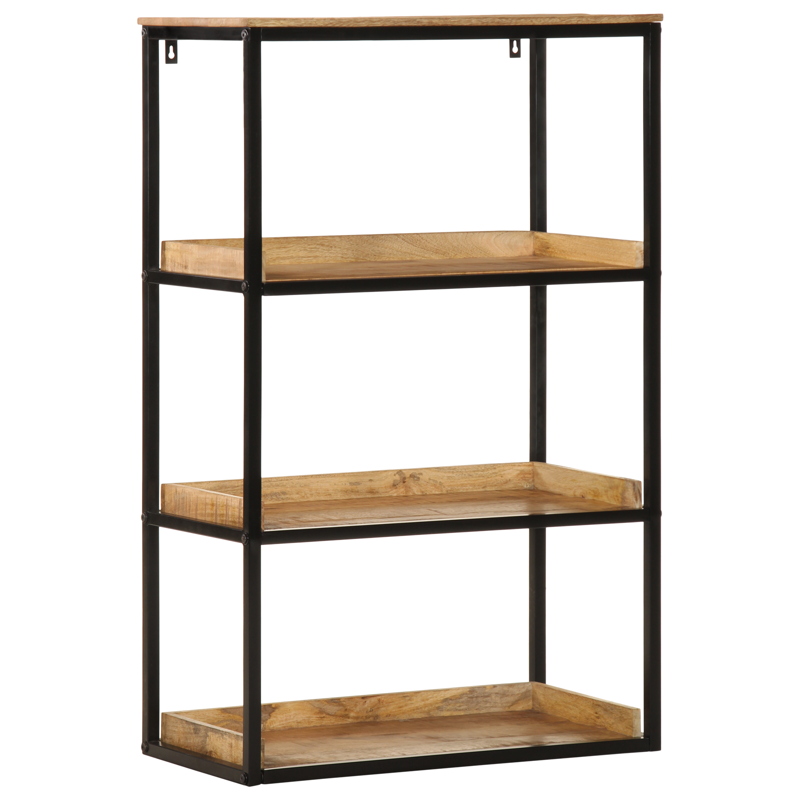 Bookcase 70x35x110 cm Solid Wood Rough Mango - Image 2