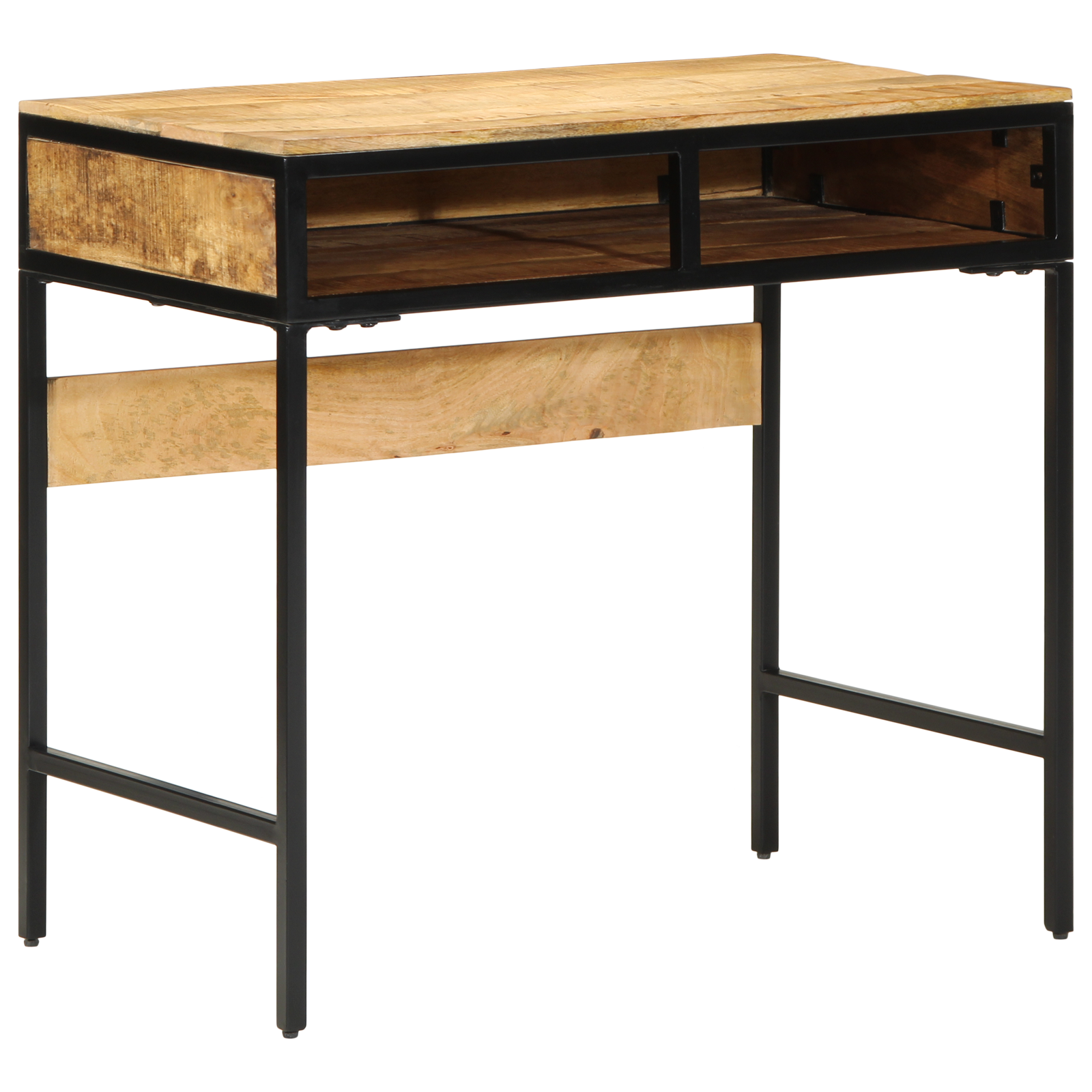 Desk 80x50x75 cm Solid Wood Rough Mango