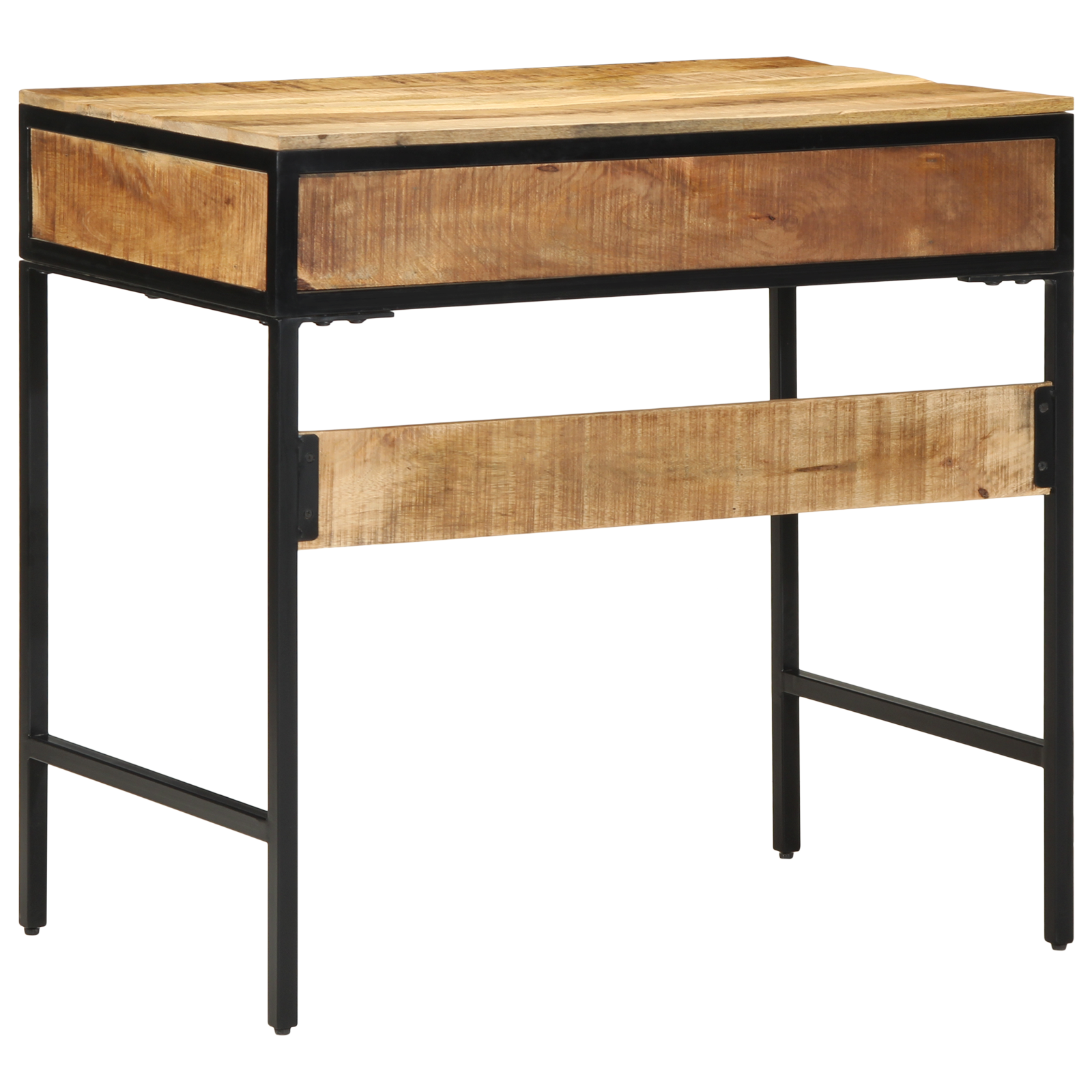 Desk 80x50x75 cm Solid Wood Rough Mango - Image 6