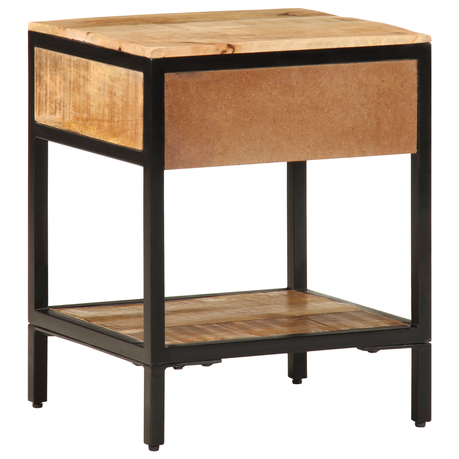 Bedside Cabinet 40x35x50 cm Solid Wood Rough Mango - Image 7