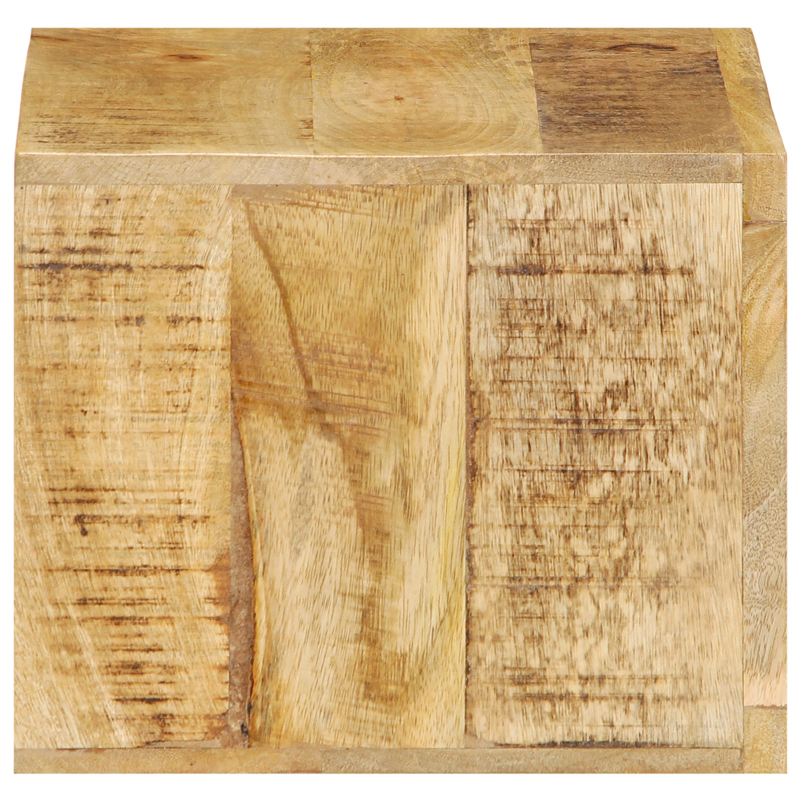 Wall-mounted Bedside Cabinet 40x30x25 cm Solid Wood Rough Mango - Image 5