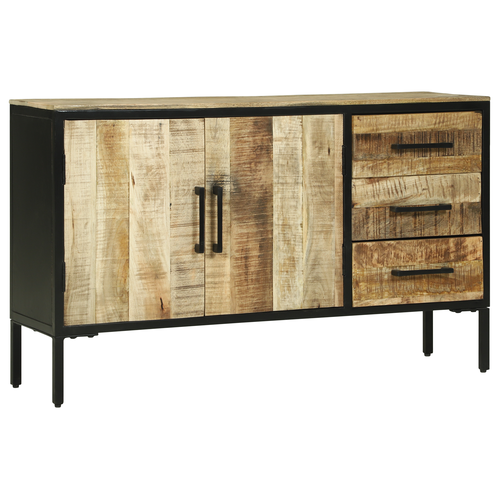 Sideboard 110x30x70 cm Solid Mango Wood - Image 3
