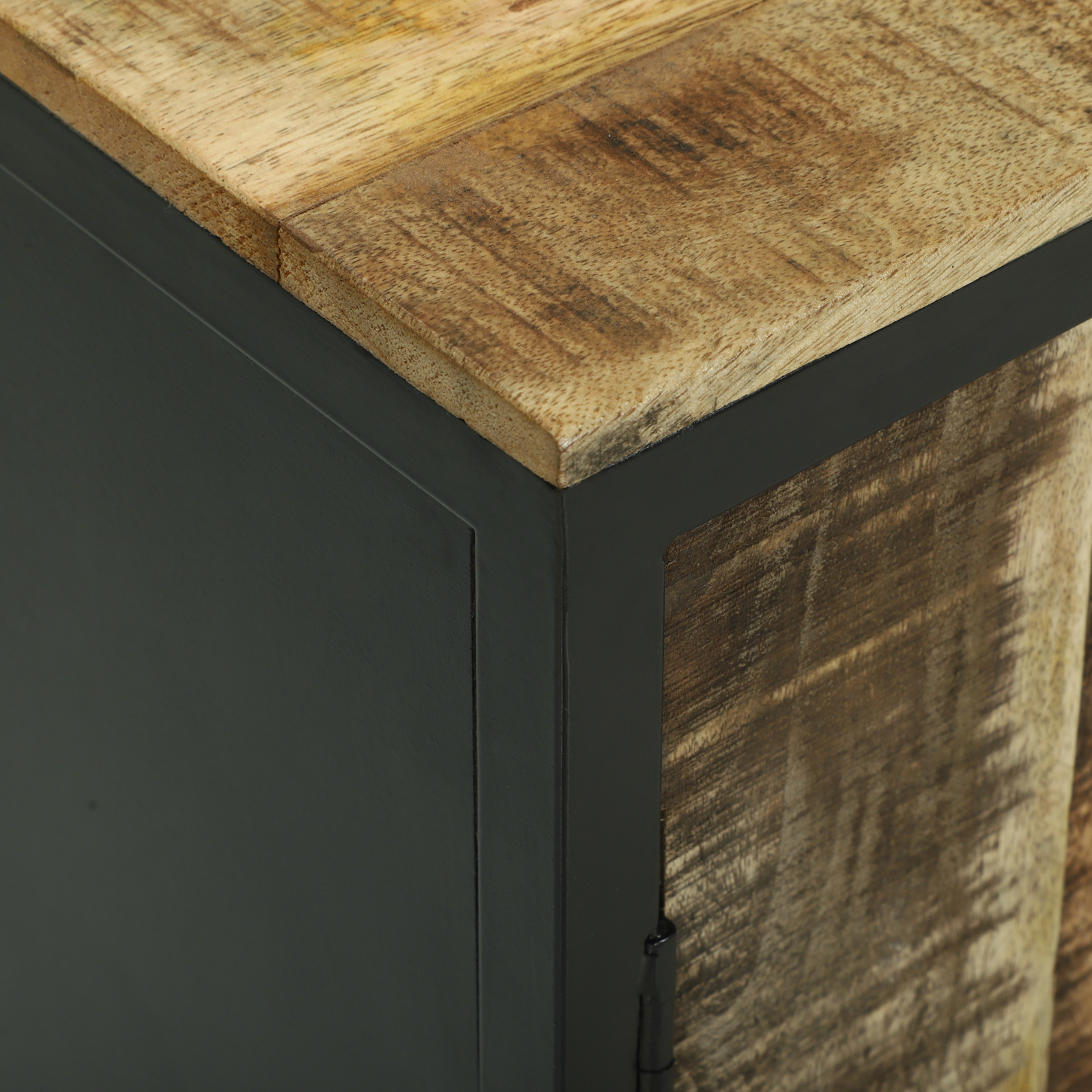 Sideboard 70x35x70 cm Solid Rough Wood Mango - Image 8