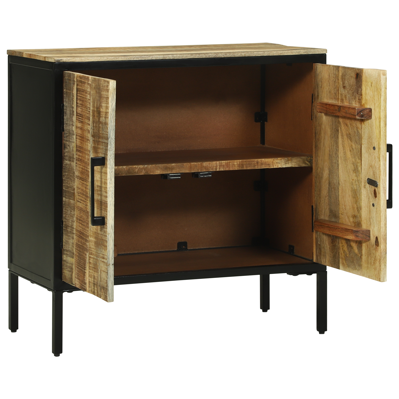 Sideboard 70x35x70 cm Solid Rough Wood Mango - Image 2